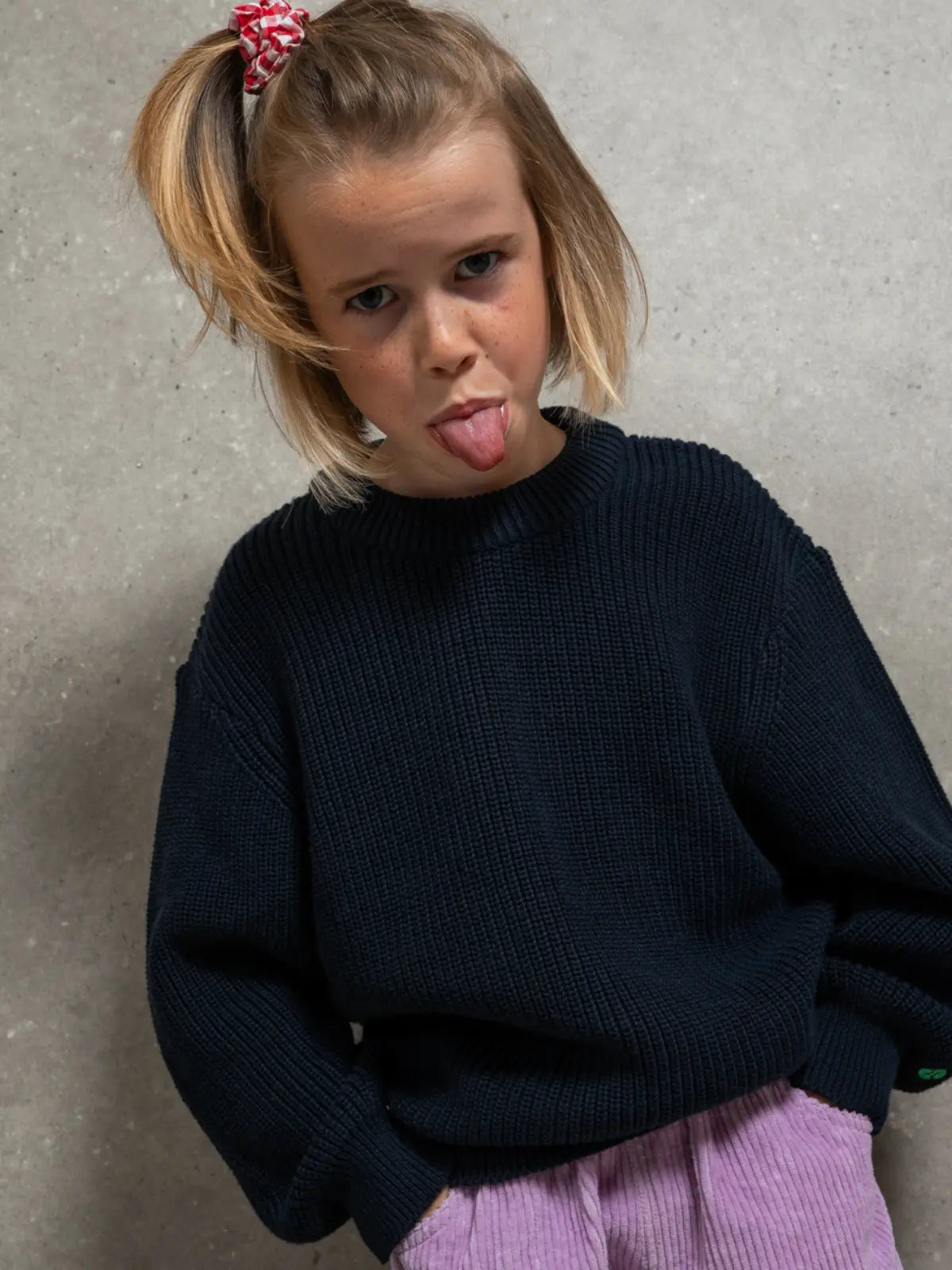 Le pull 100% coton Marine