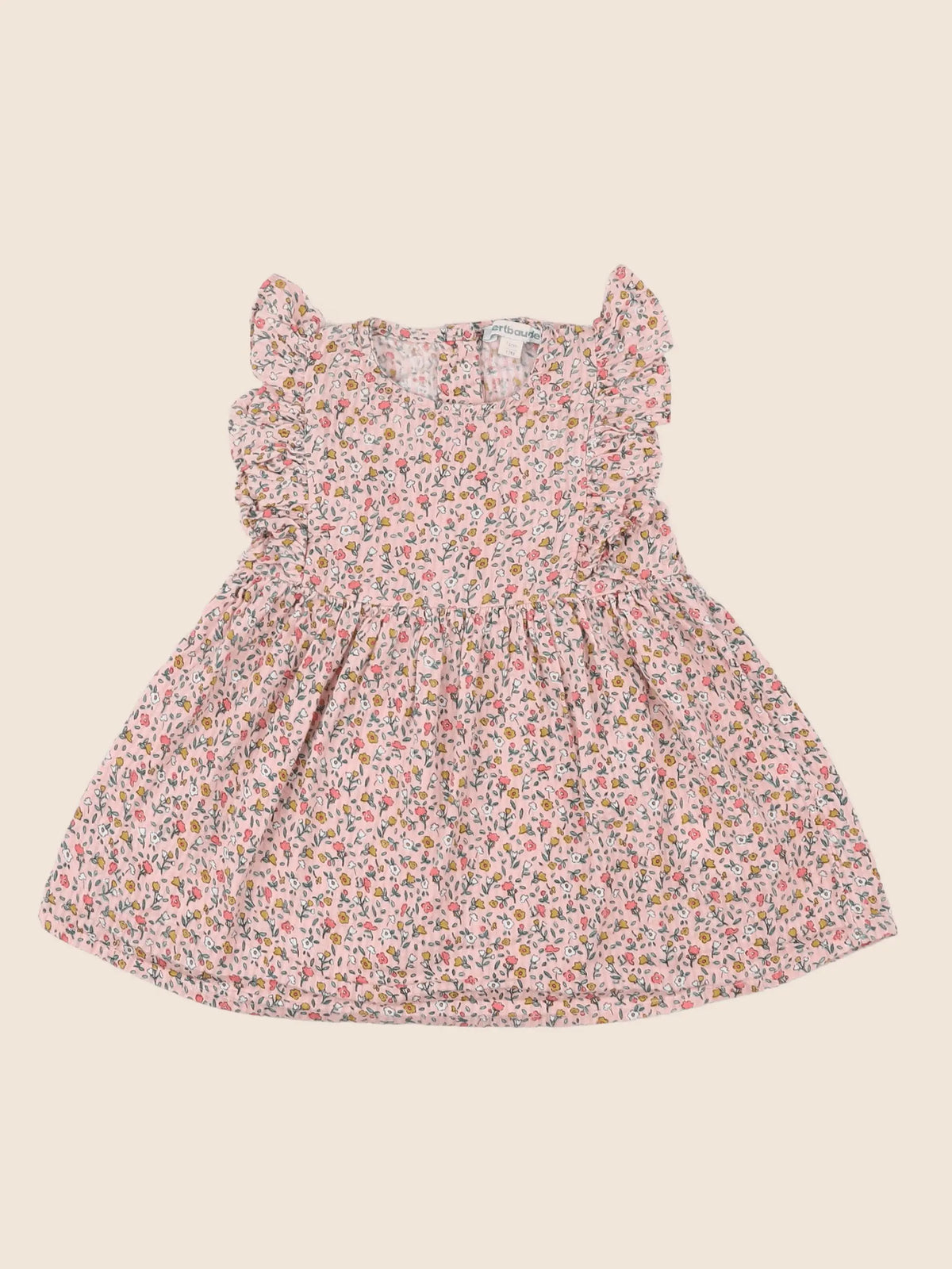 Vertbaudet - robe rose - 12 mois