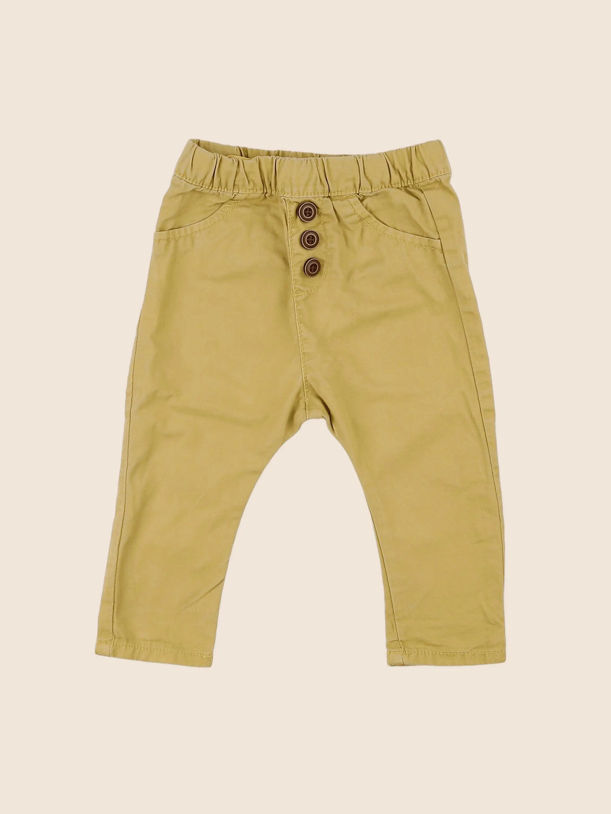 Tape à l'oeil - pantalon jaune - 9 mois
