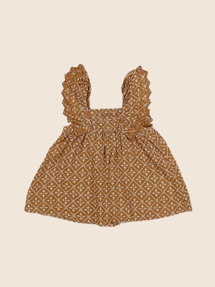 Vertbaudet - robe marron - 6 mois