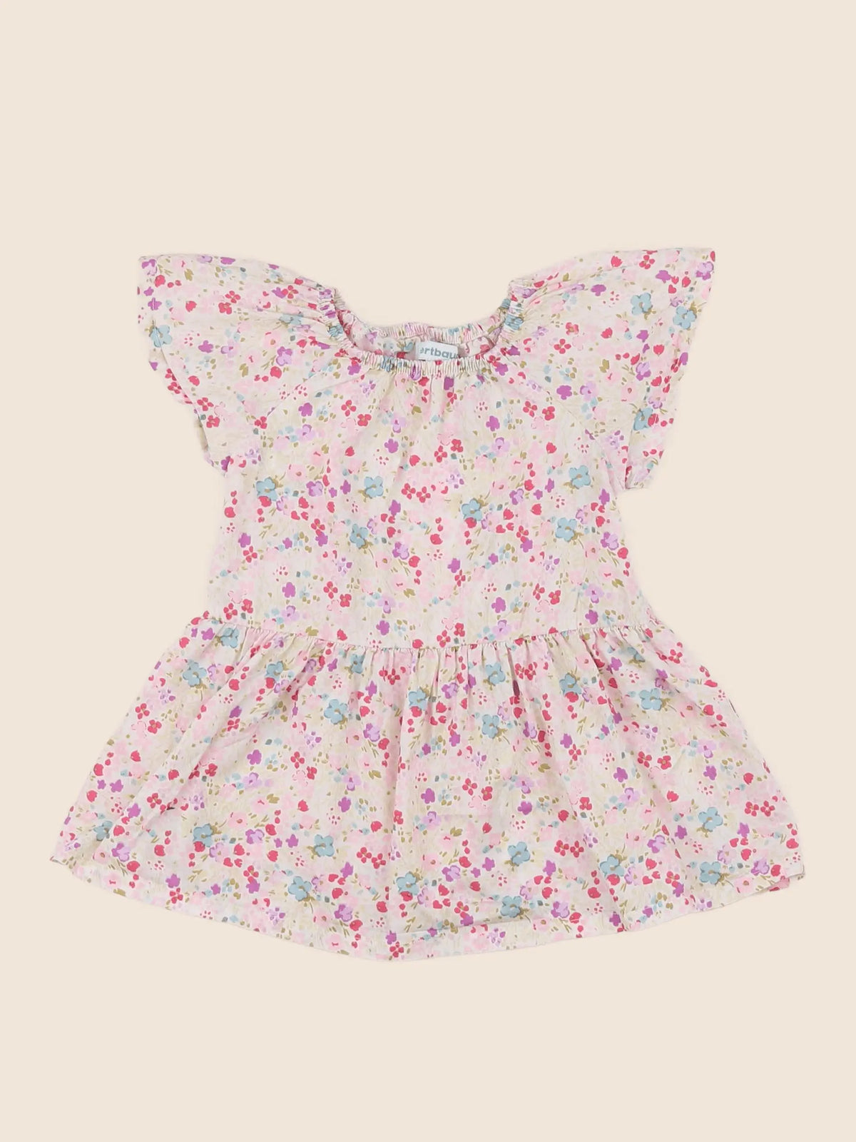 Vertbaudet - robe multicolore - 6 mois