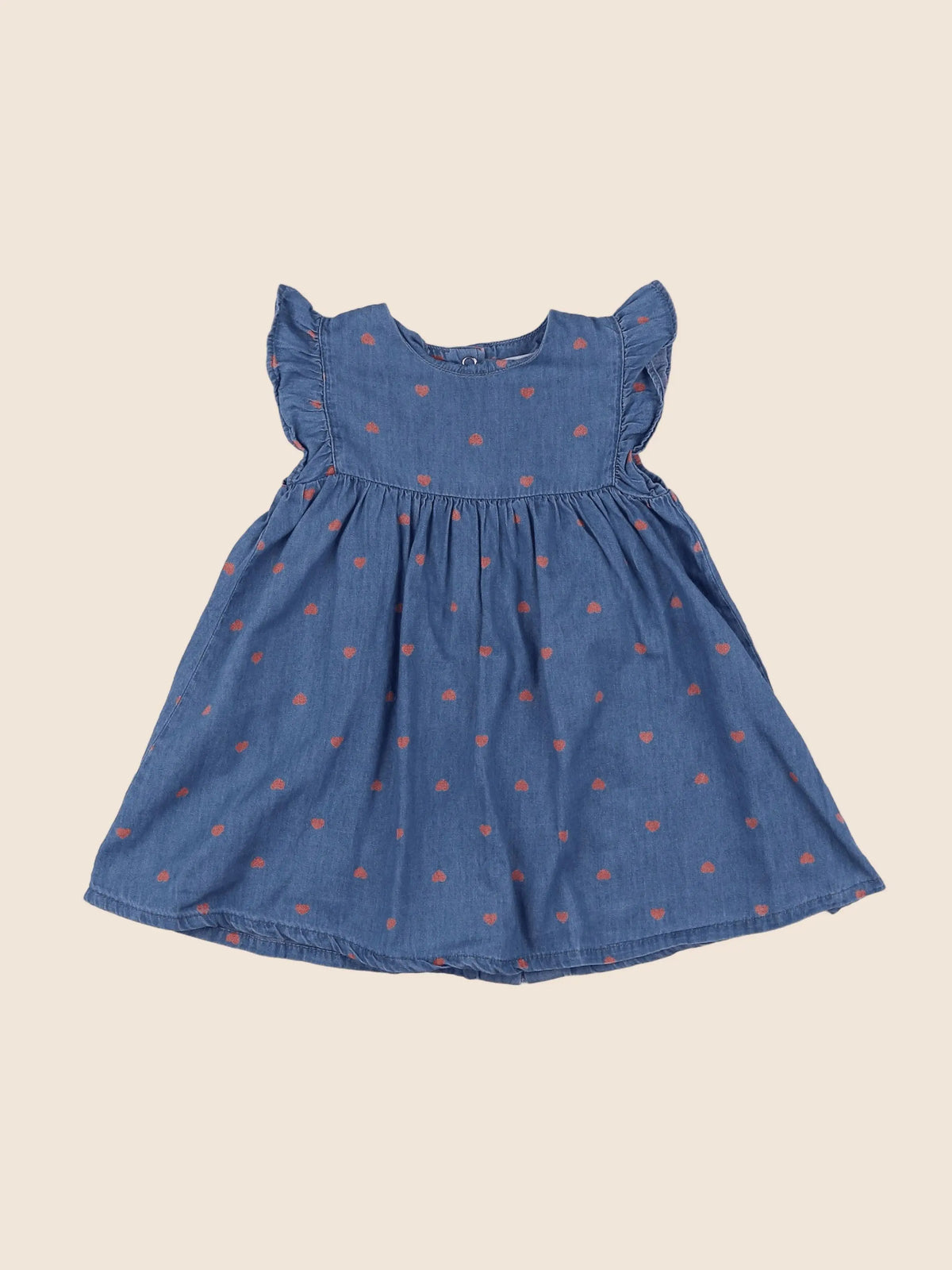 Vertbaudet - robe bleu - 12 mois