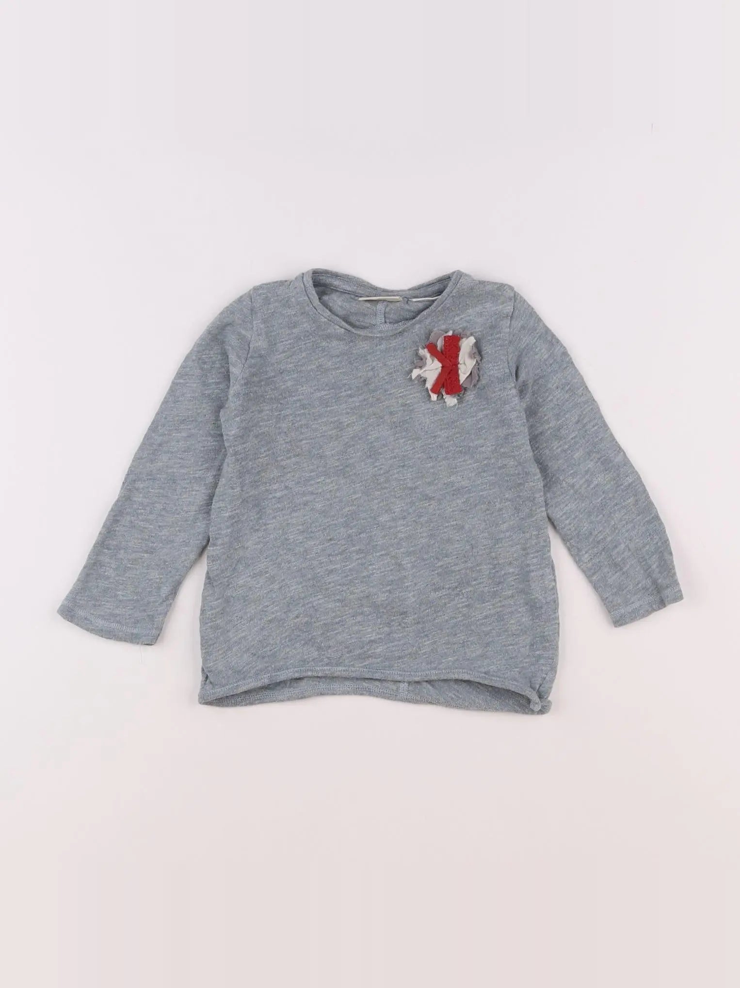 Zara - tee-shirt bleu - 12/18 mois
