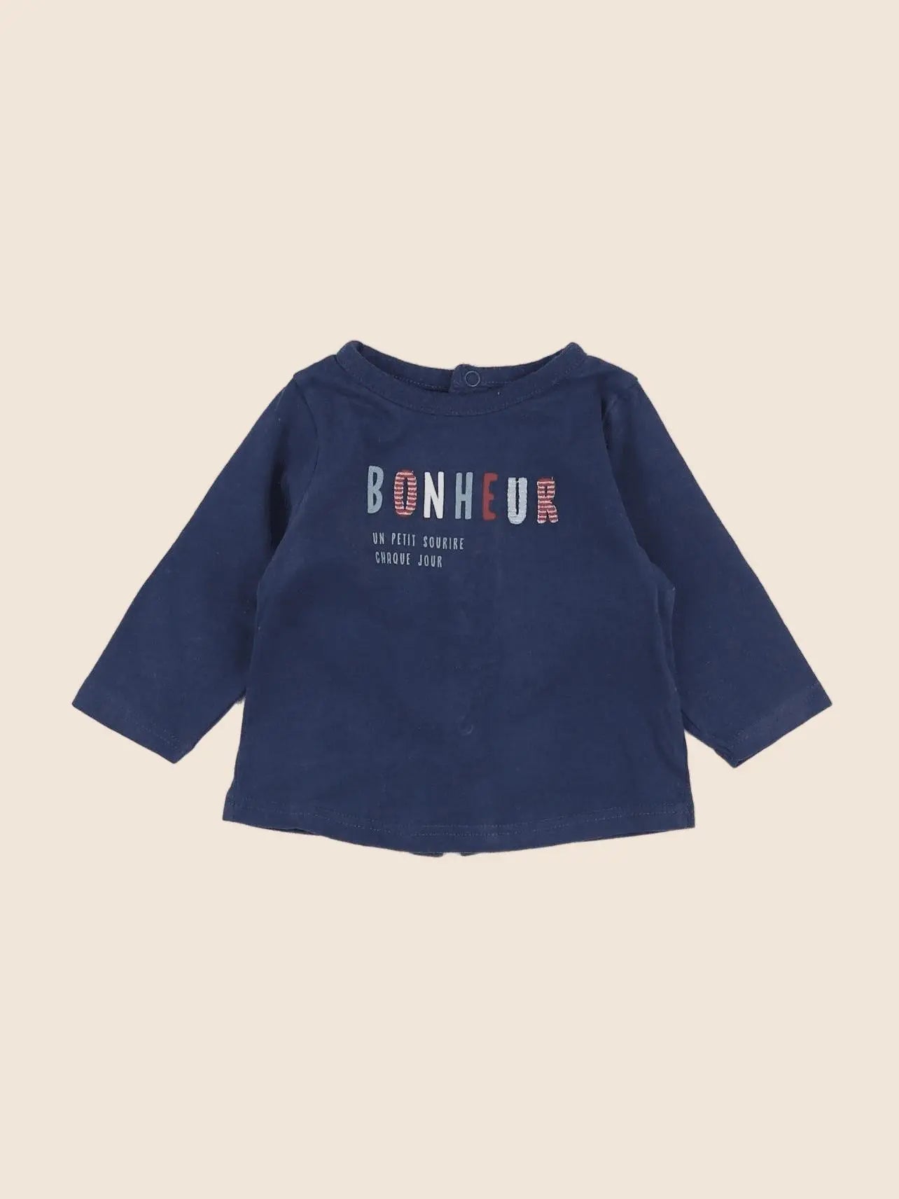 Tape à l'oeil - tee-shirt bleu - 3 mois