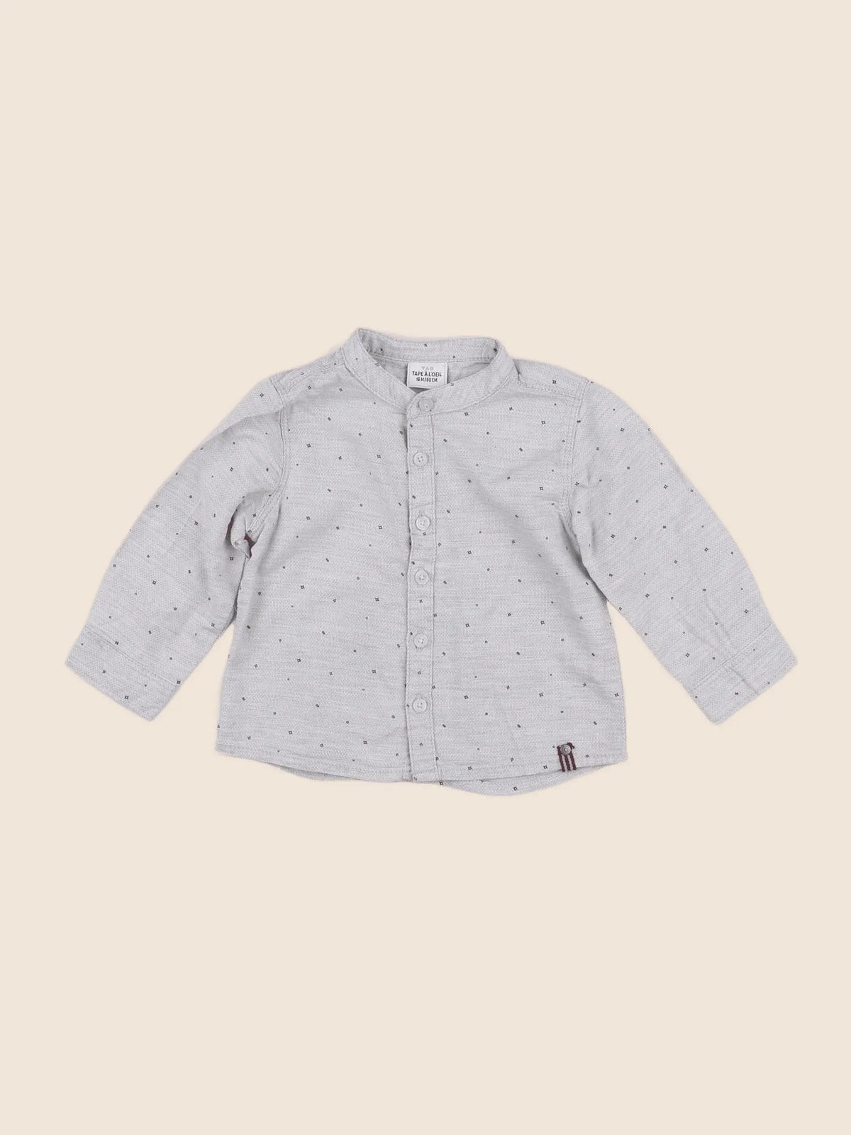 Tape à l'oeil - chemise gris - 18 mois