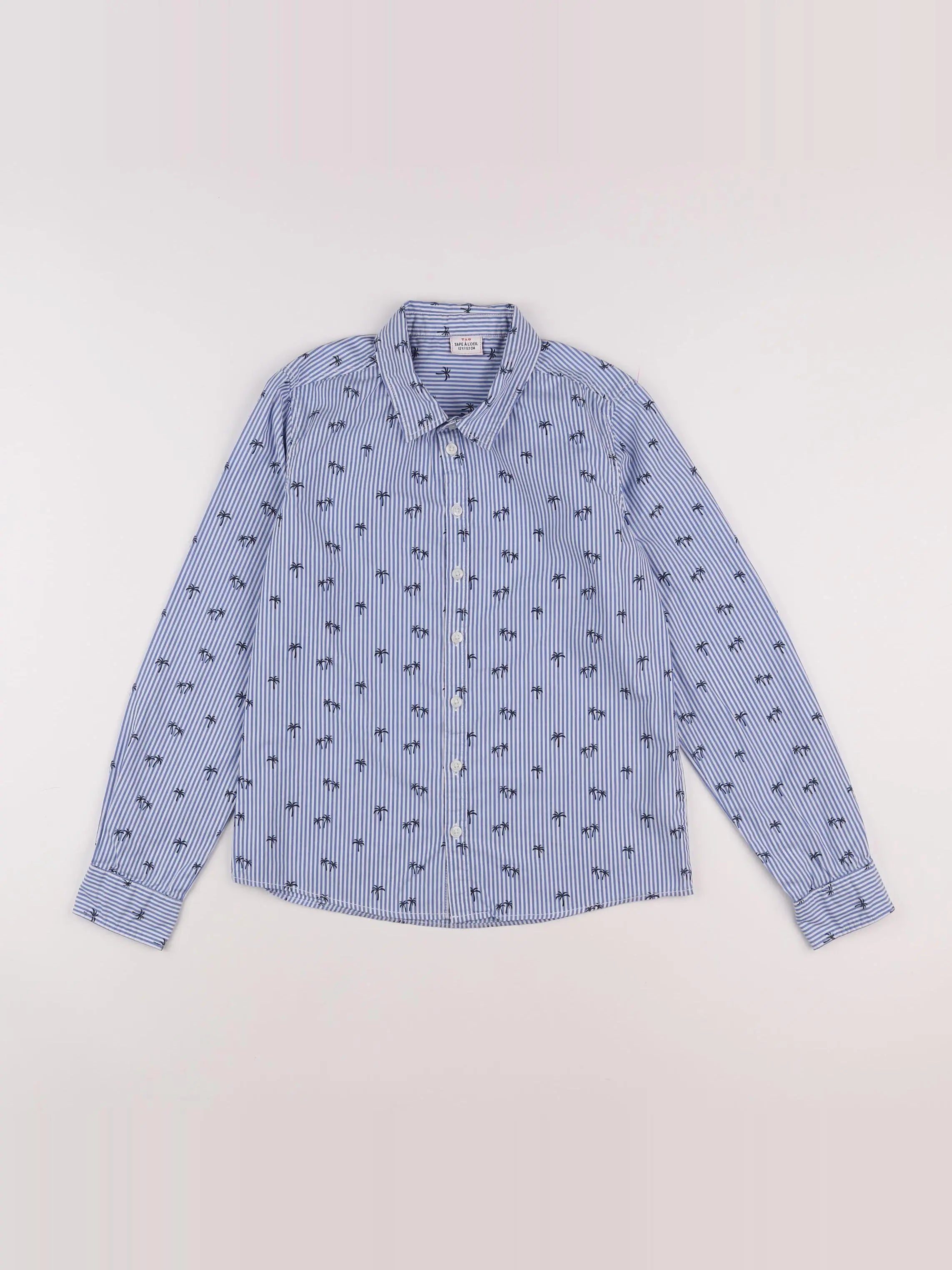 Tape à l'oeil - chemise bleu - 12 ans
