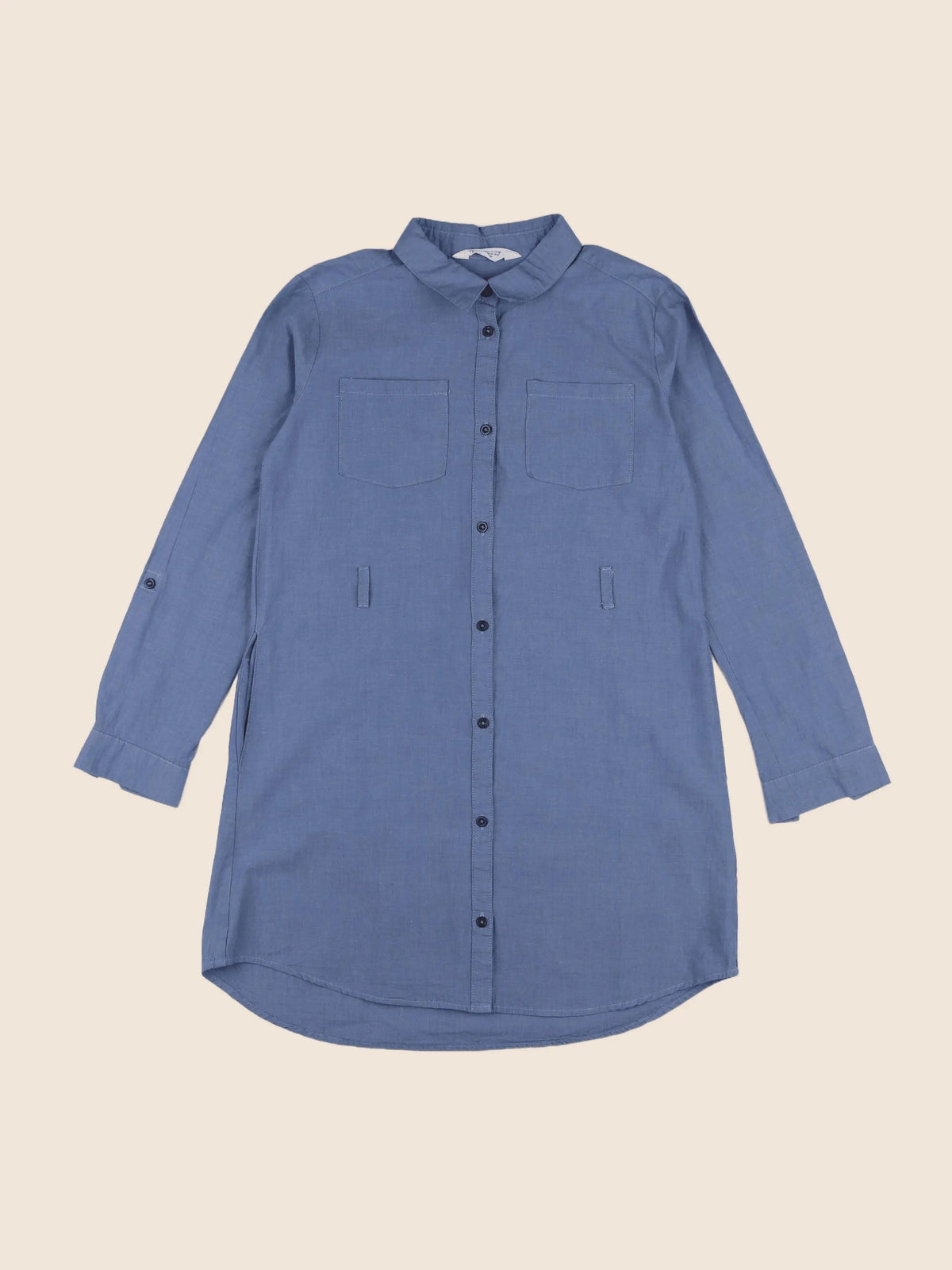 H&M - robe bleu - 10/11 ans