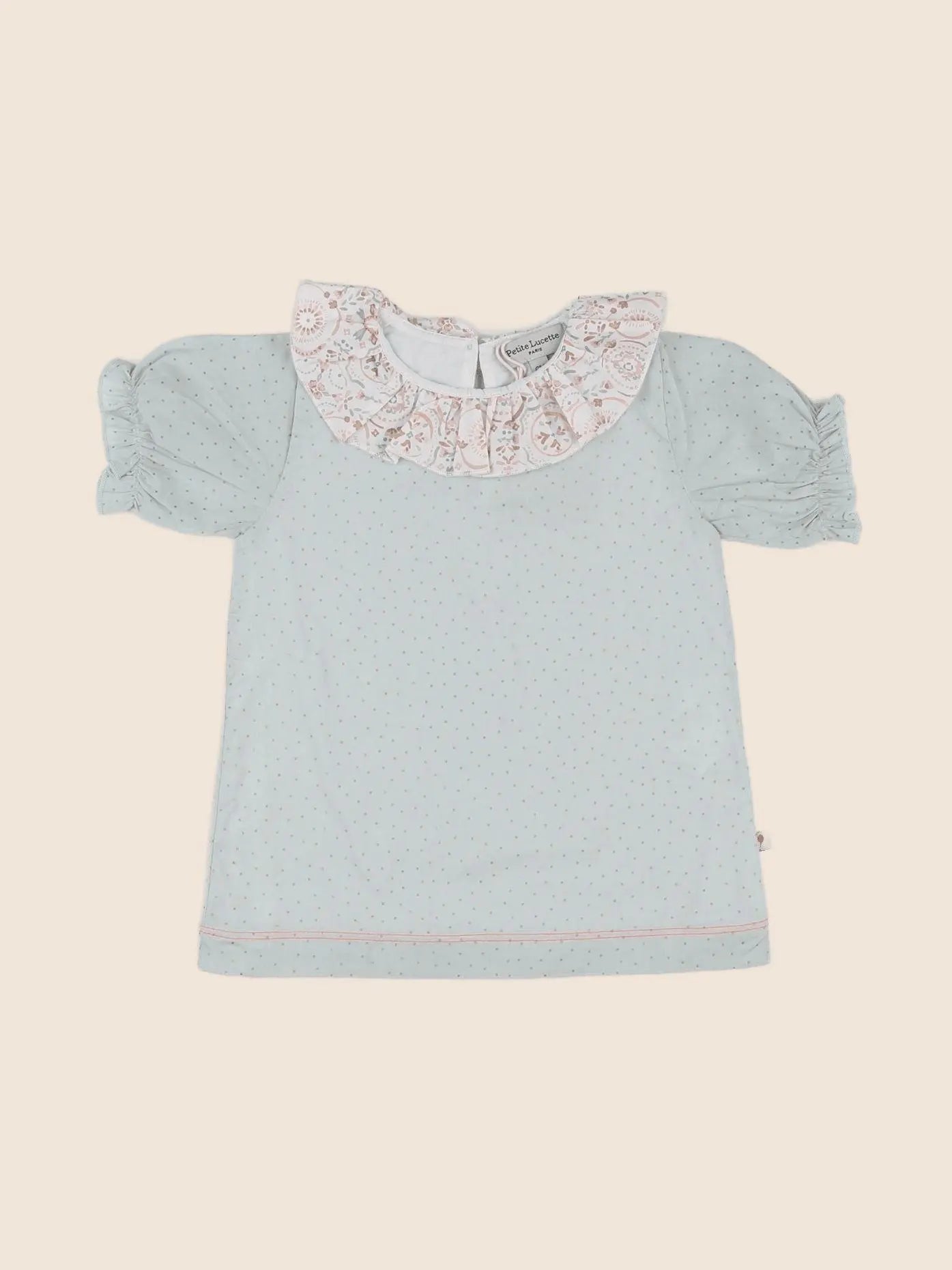 Petite Lucette - blouse vert - 6 mois