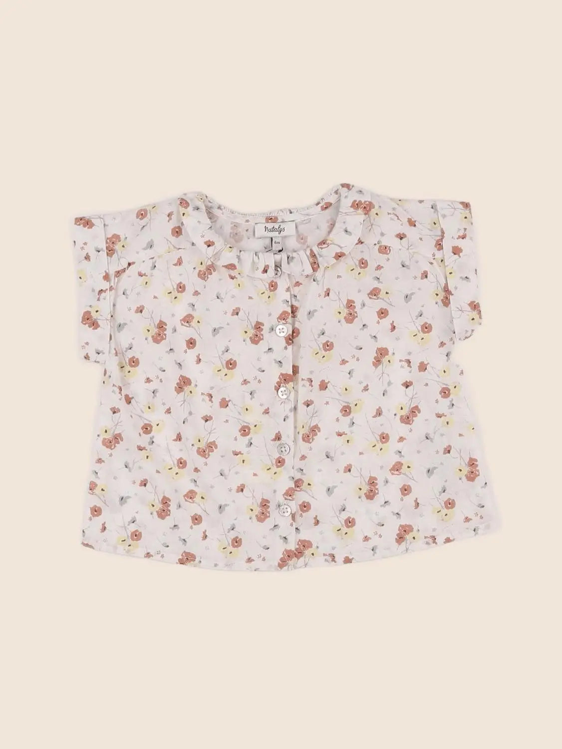 Natalys - blouse multicolore - 6 mois