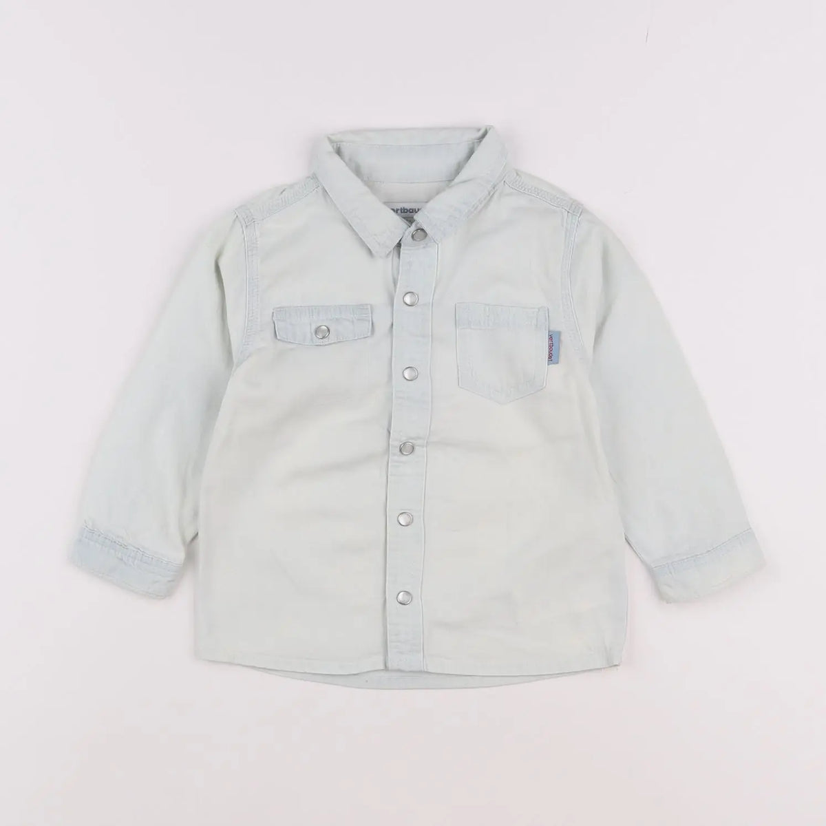 Vertbaudet - blouse bleu - 18 mois