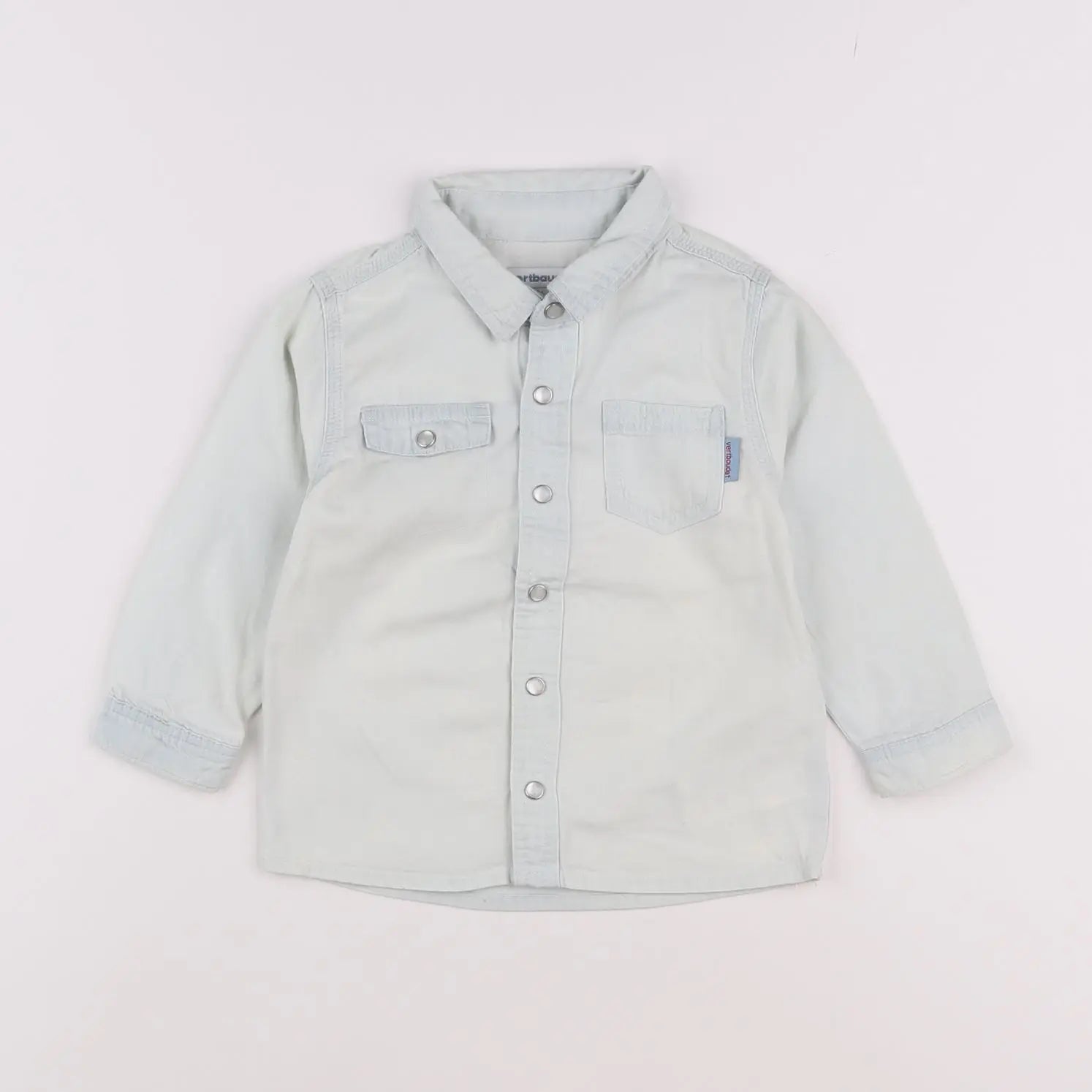 Vertbaudet - blouse bleu - 18 mois
