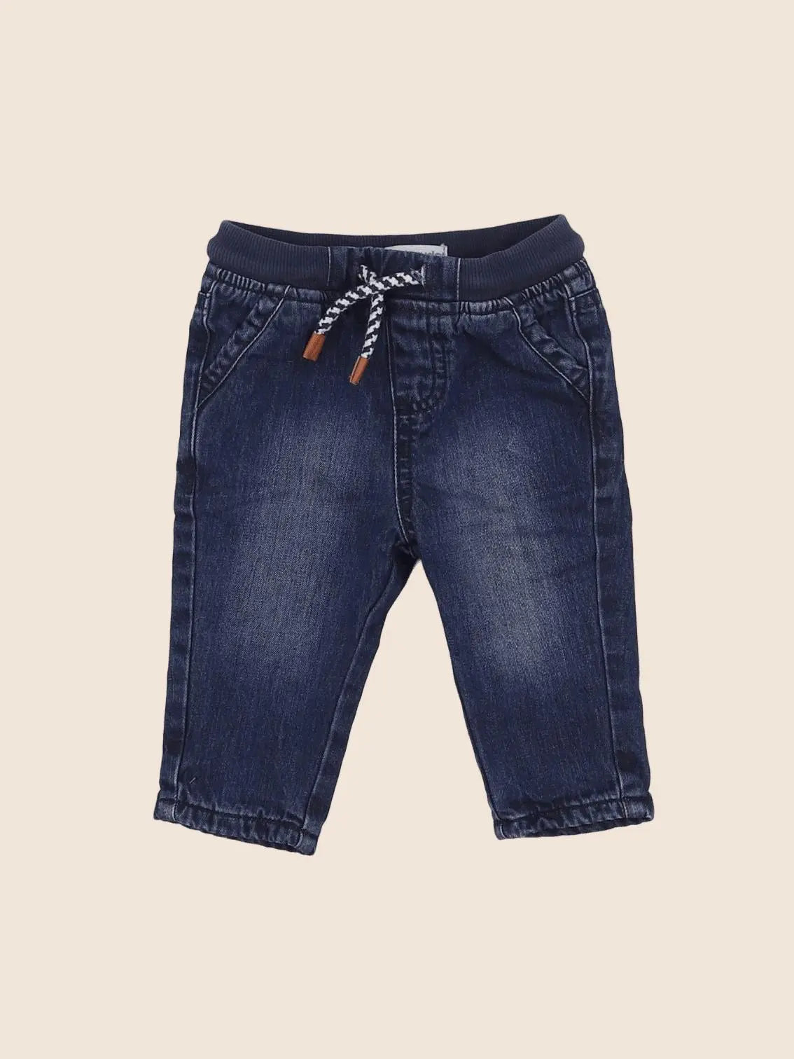 Vertbaudet - pantalon bleu - 6 mois