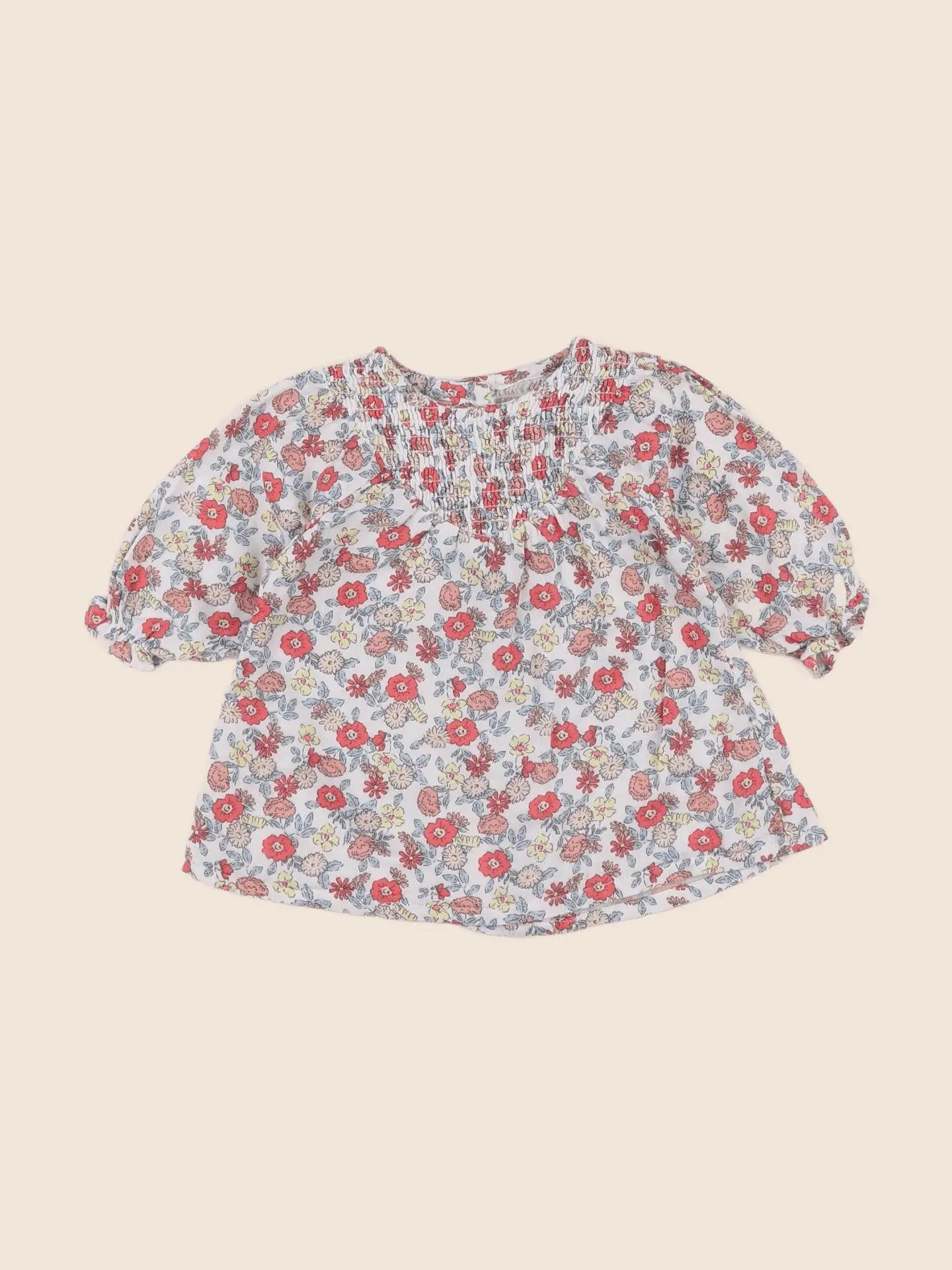 Vertbaudet - robe multicolore - 3 mois