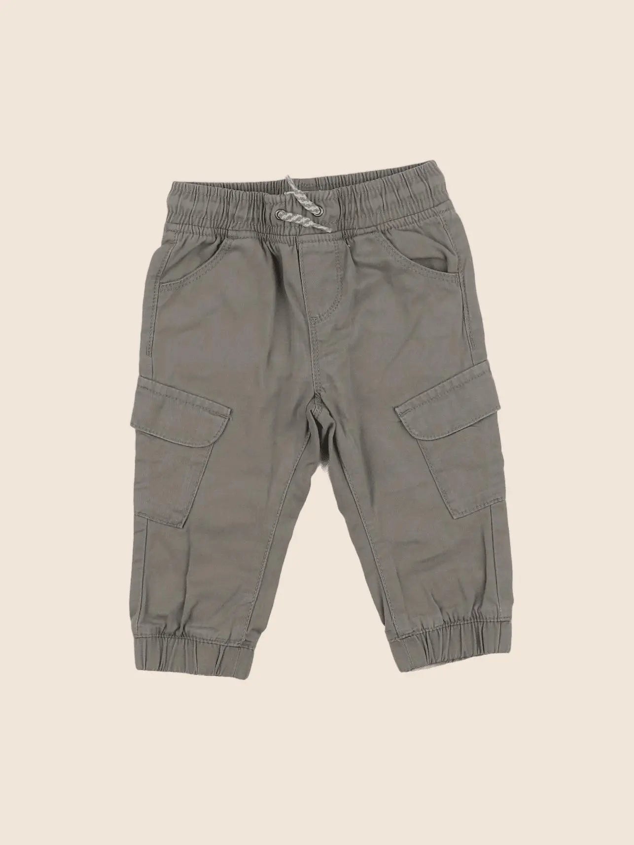 Vertbaudet - pantalon vert - 12 mois