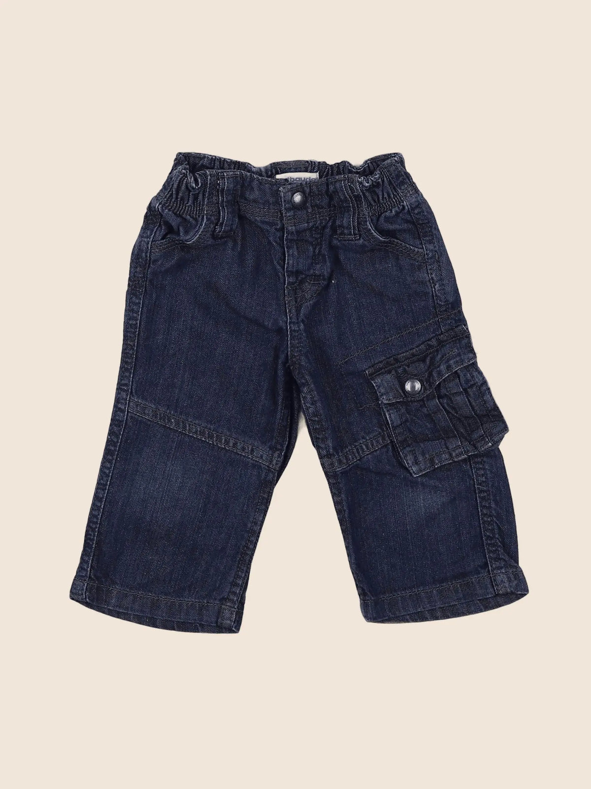 Vertbaudet - jean bleu - 6 mois