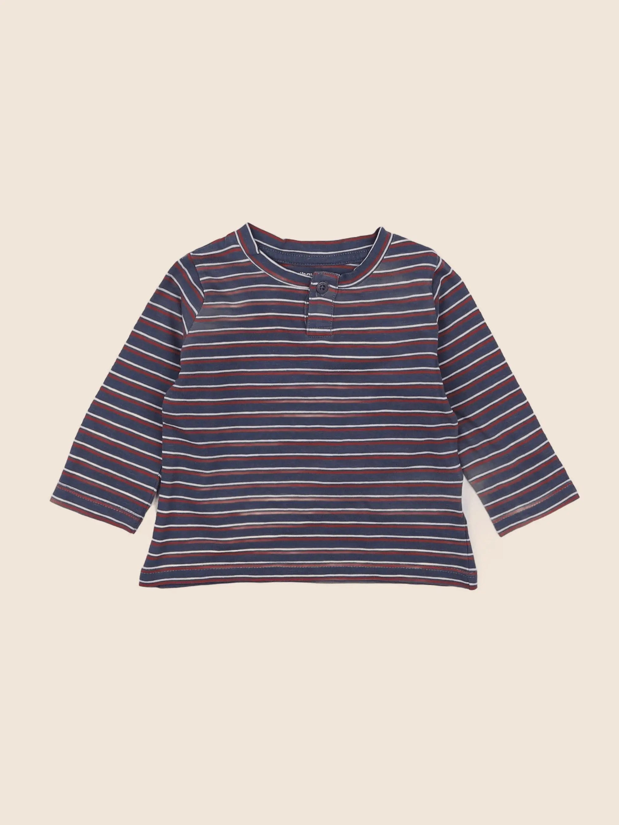 Vertbaudet - tee-shirt gris - 6 mois
