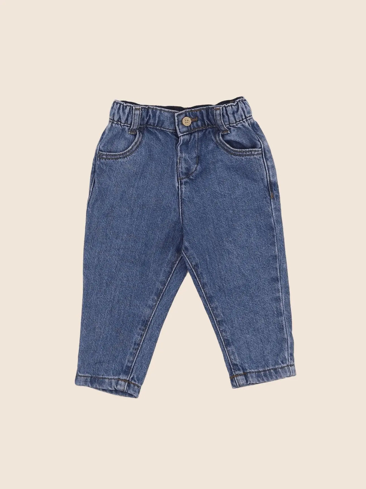 Vertbaudet - jean bleu - 6 mois