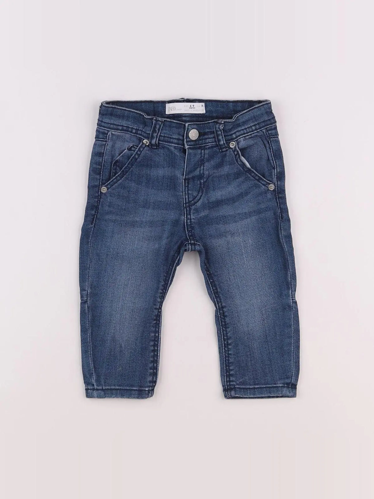 Zara - jean bleu - 6/9 mois