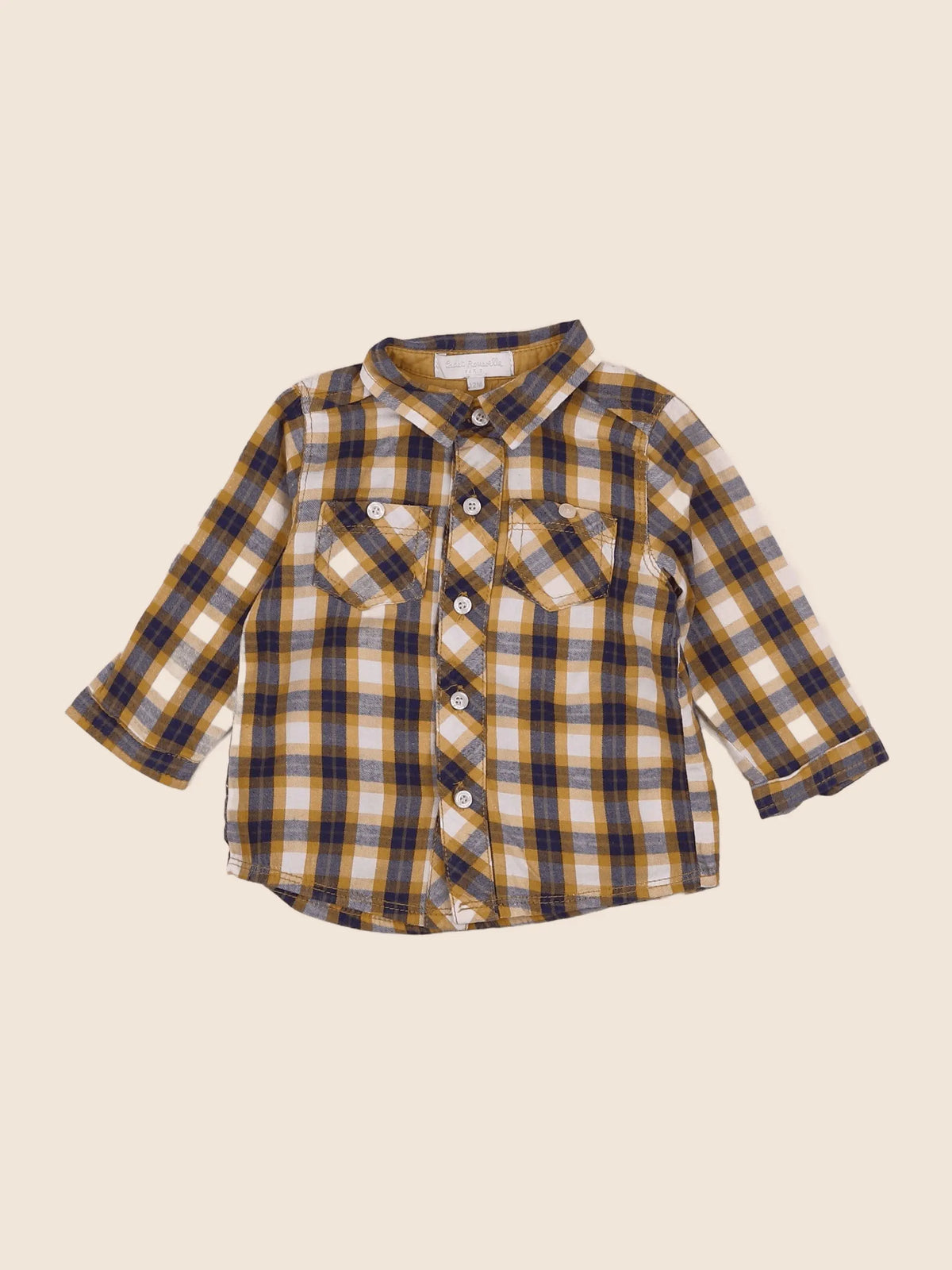 Cadet Rousselle - chemise jaune - 12 mois