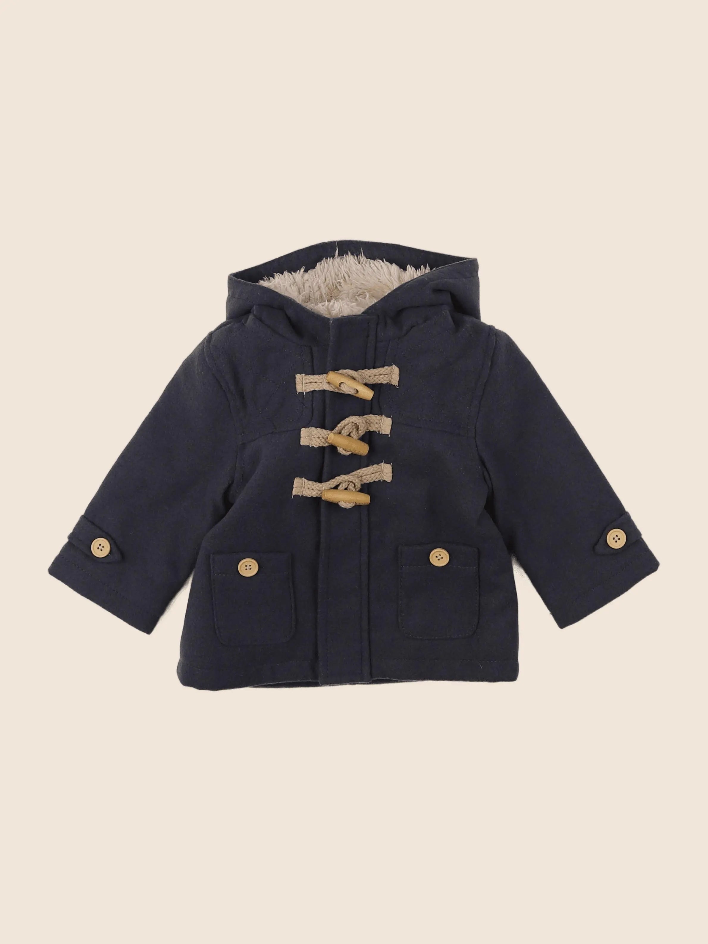 La Redoute - manteau bleu - 6 mois