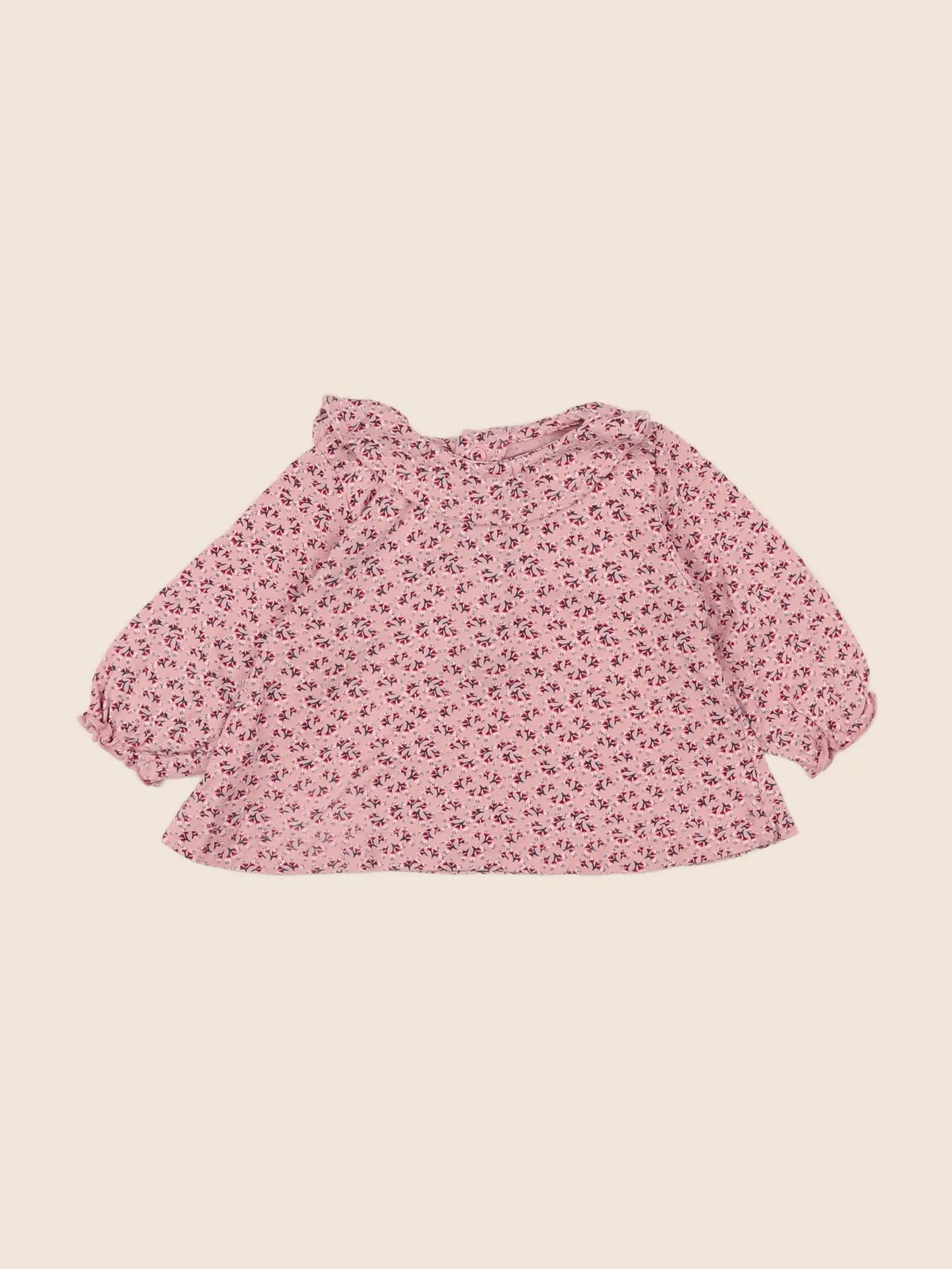 Bouchara - tee-shirt rose - 3 mois