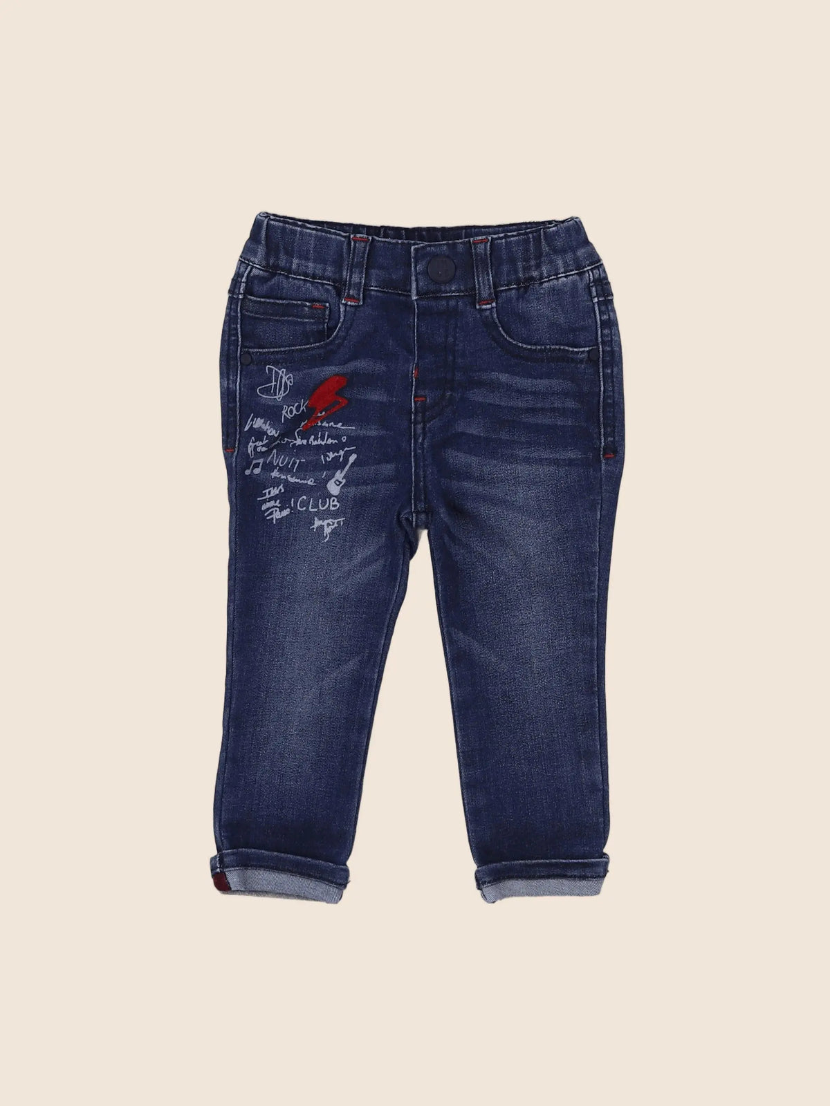 IKKS - jean bleu - 12 mois