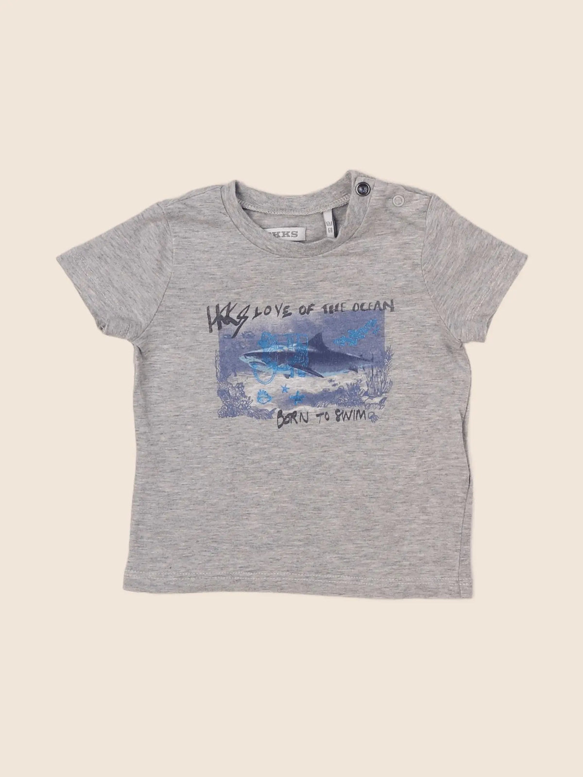 IKKS - tee-shirt gris - 6 mois