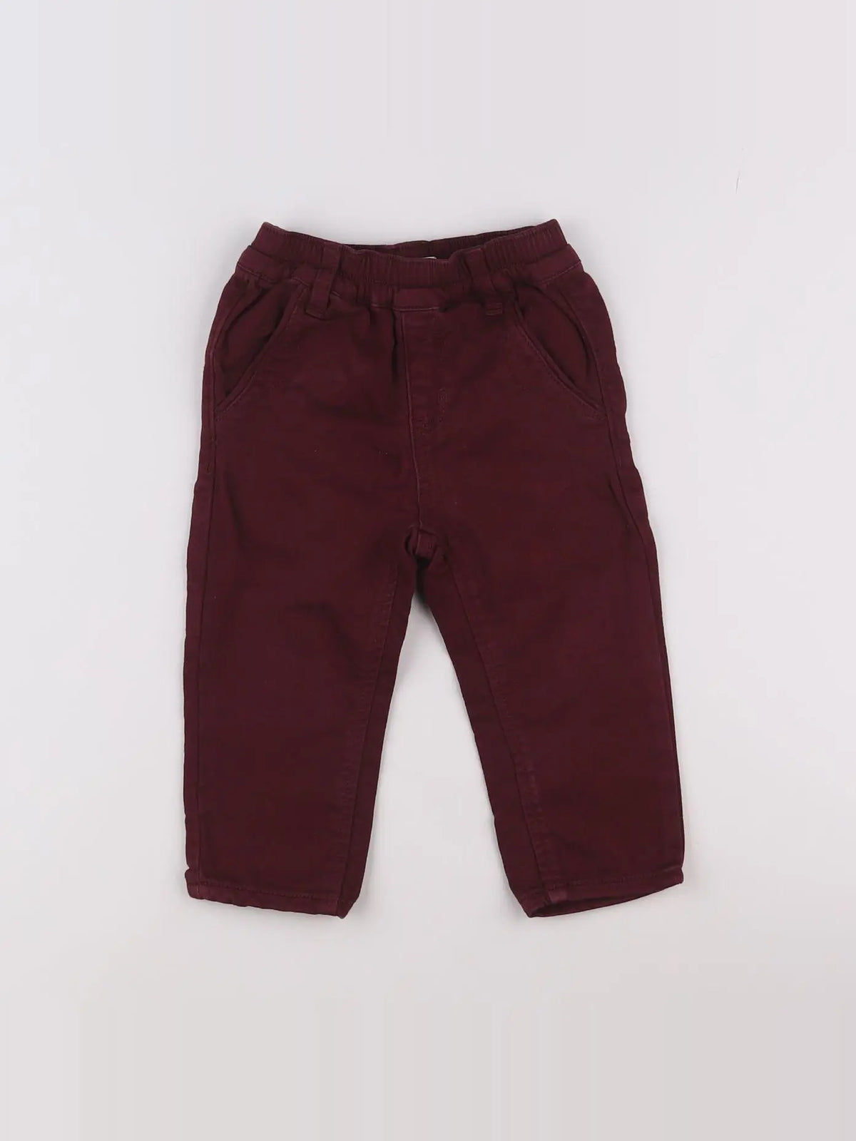 Catimini - pantalon rouge - 12 mois