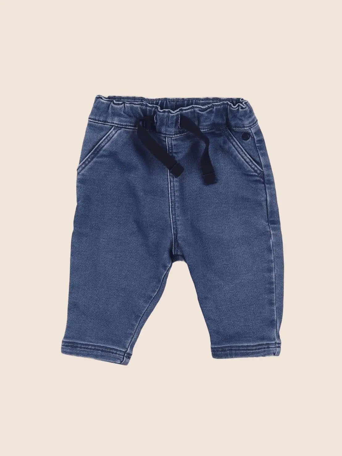 Petit Bateau - jean bleu - 3 mois