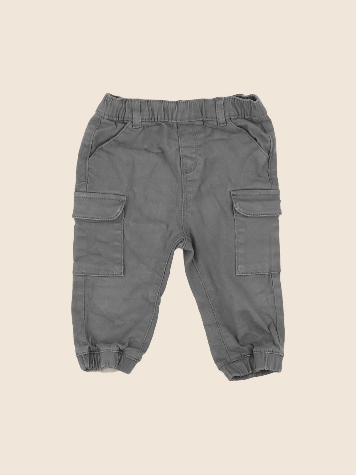 Vertbaudet - pantalon vert - 12 mois