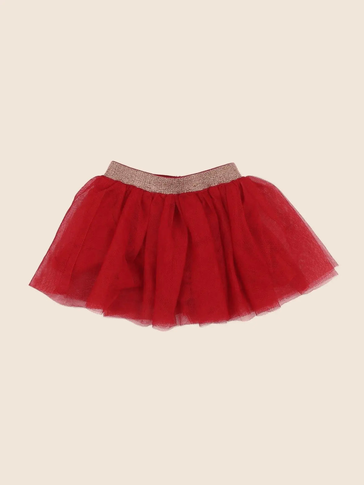 Vertbaudet - jupe rouge - 12 mois