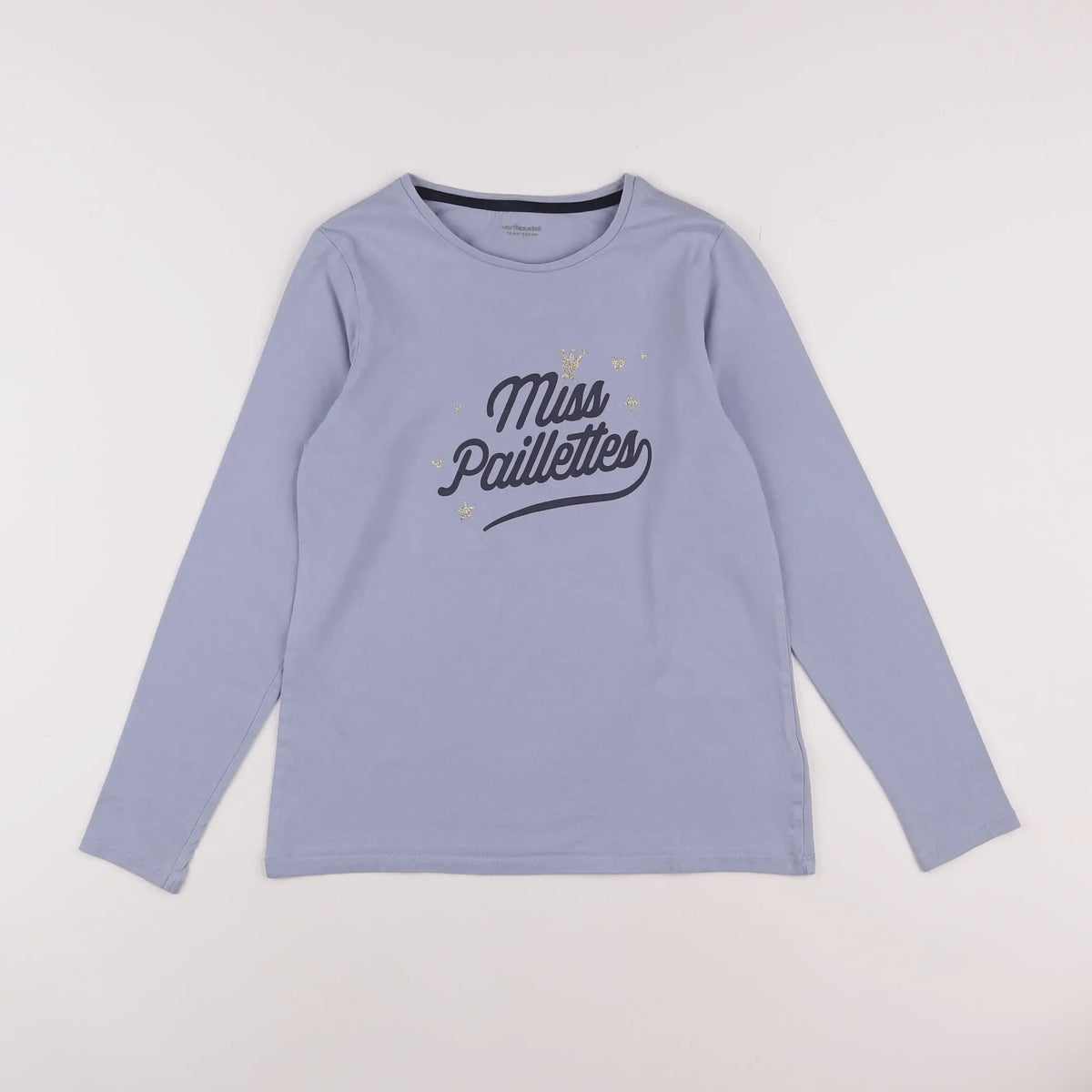 Vertbaudet - tee-shirt bleu - 12 ans