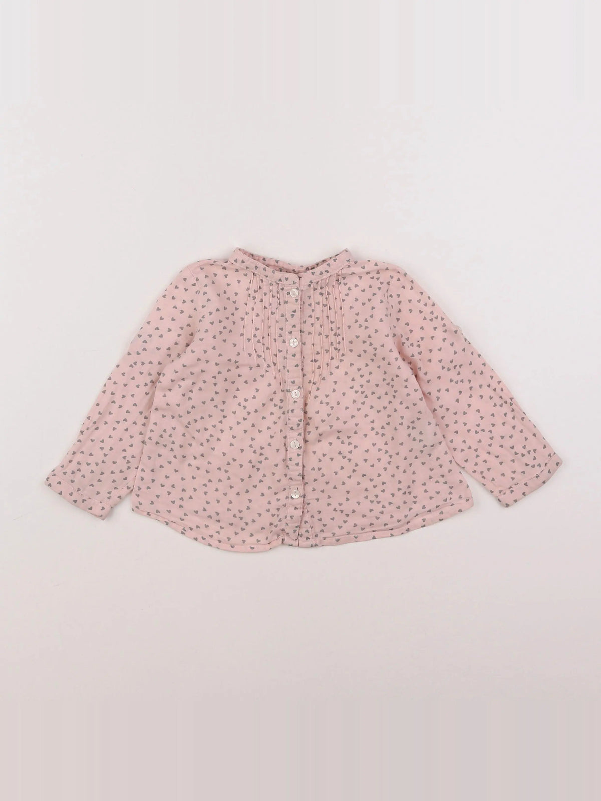 Zara - blouse rose - 12/18 mois