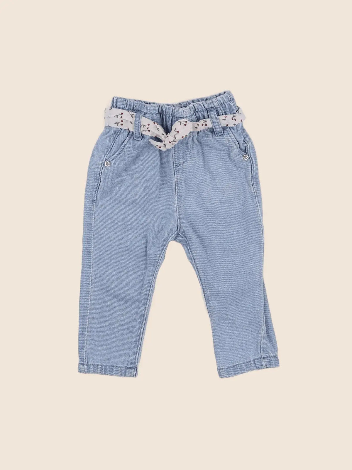 Vertbaudet - jean bleu - 6 mois