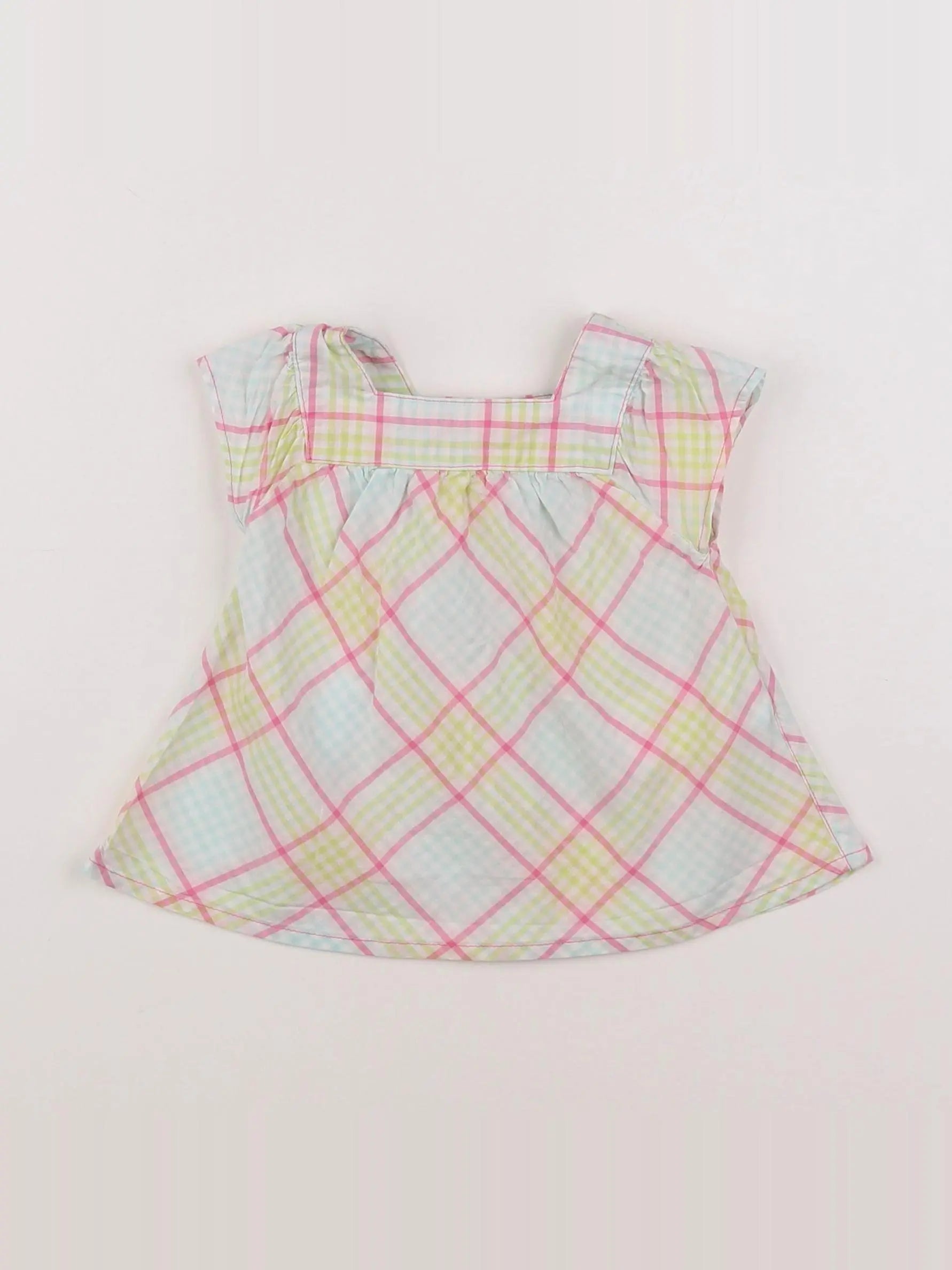 Vertbaudet - blouse multicolore - 6 mois