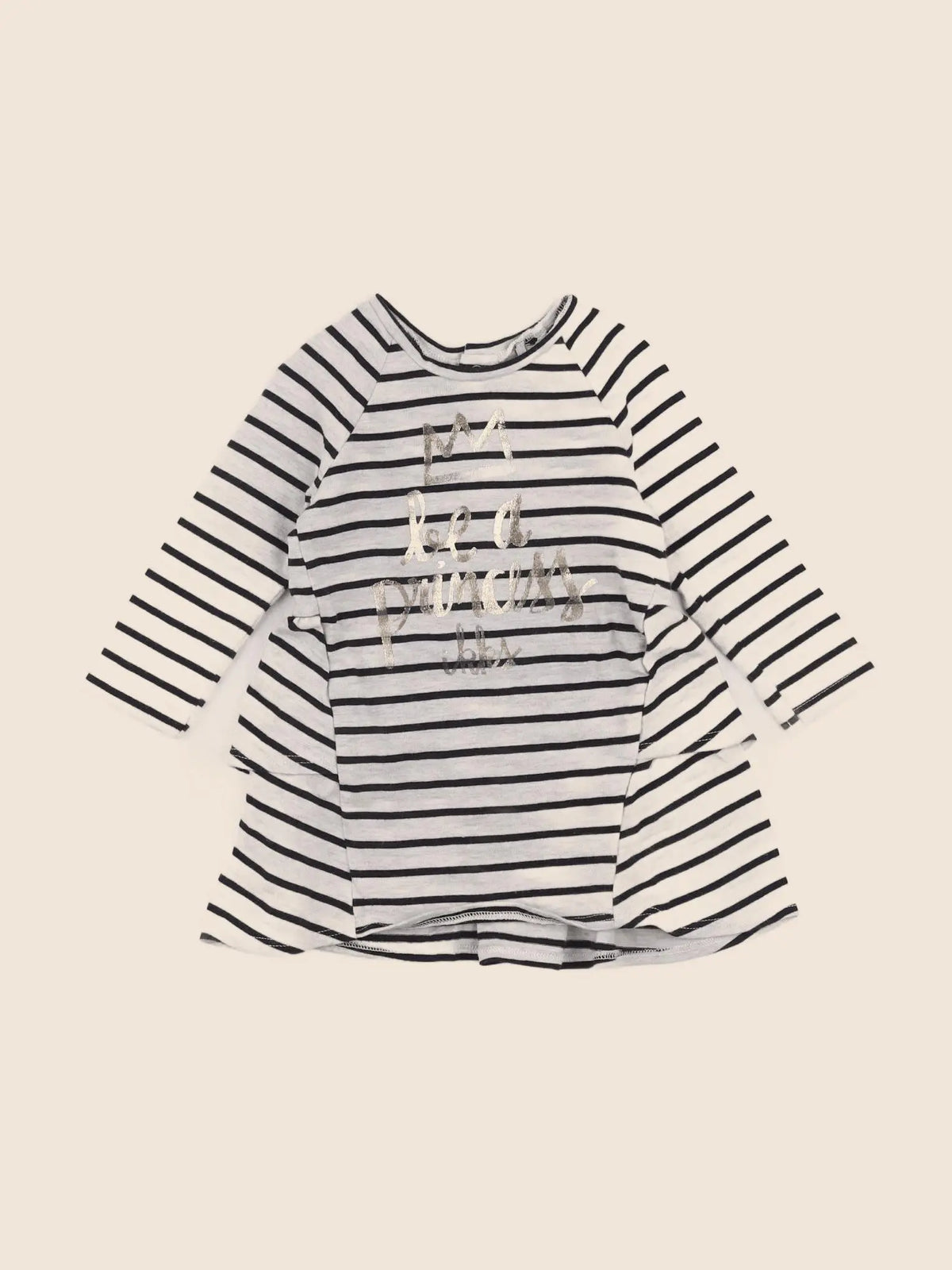 IKKS - robe gris, bleu - 12 mois