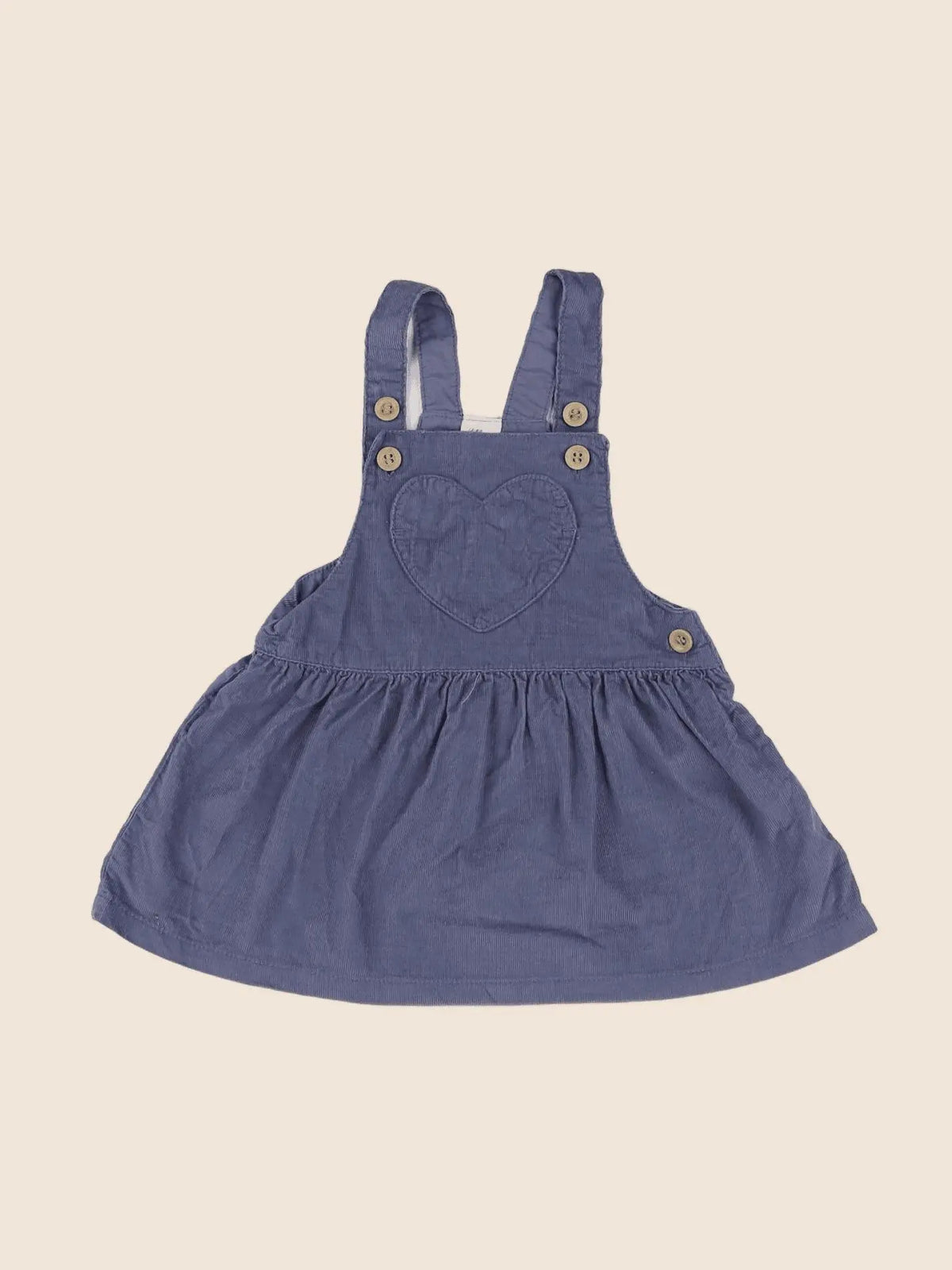 H&M - robe bleu - 3/6 mois