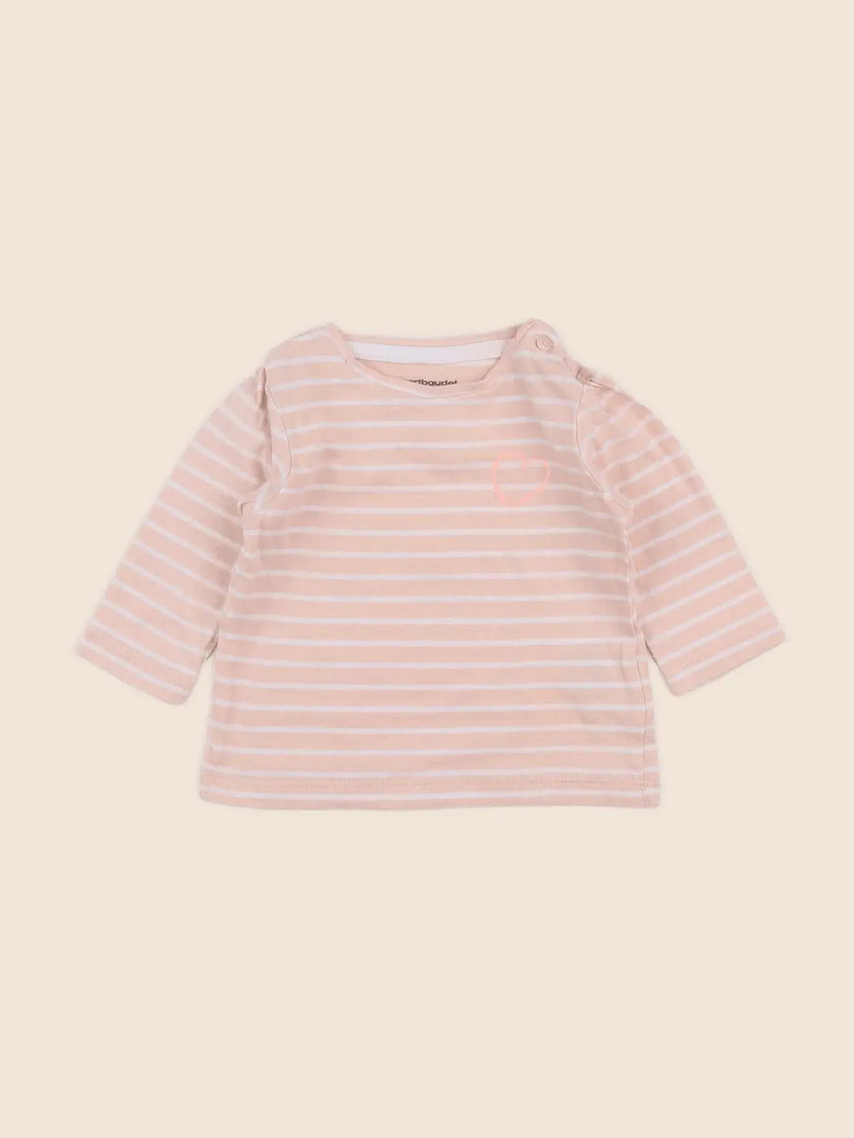 Vertbaudet - tee-shirt rose - 3 mois