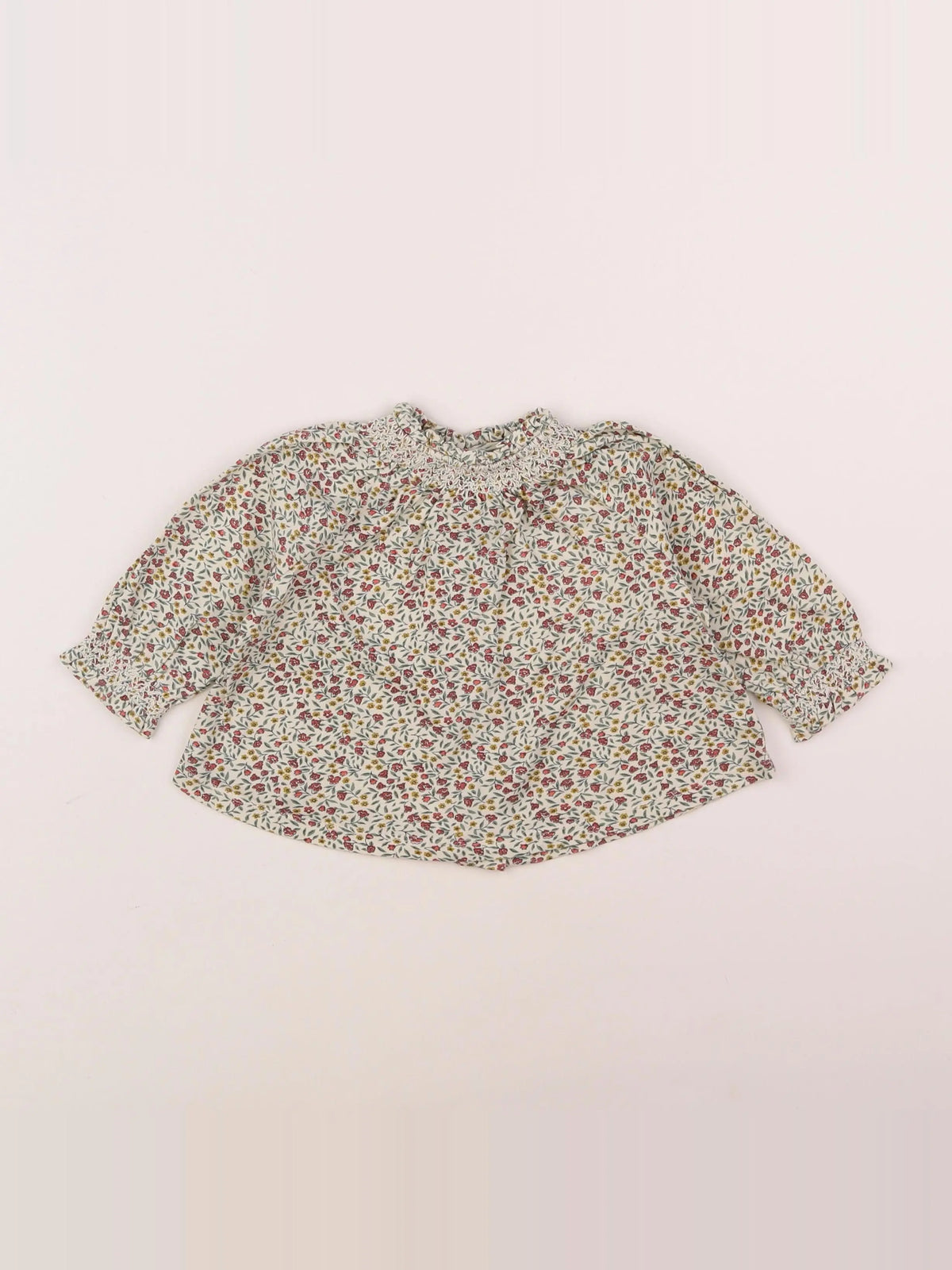 Vertbaudet - blouse multicolore - 6 mois