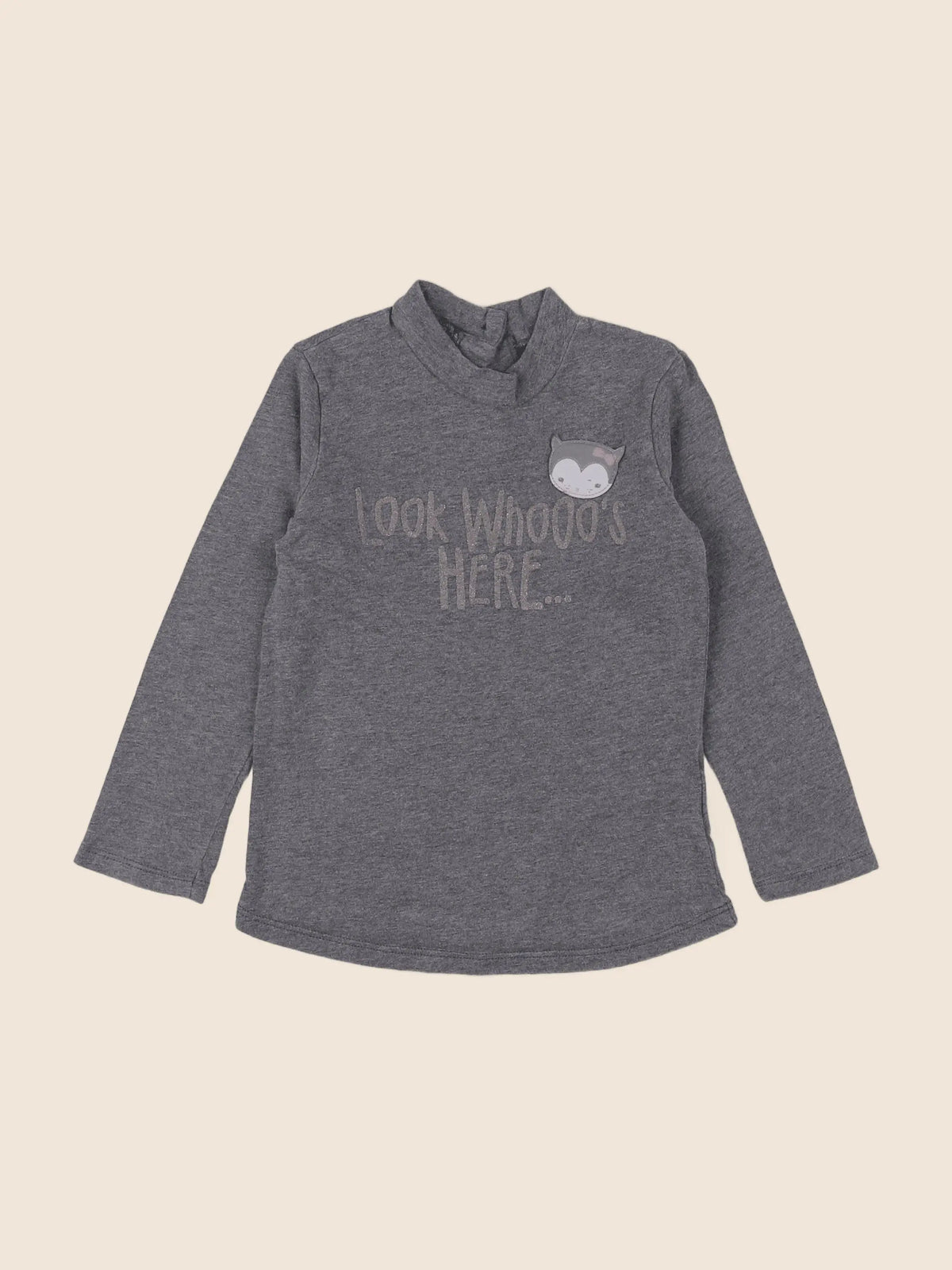 Benetton - tee-shirt gris - 6 ans