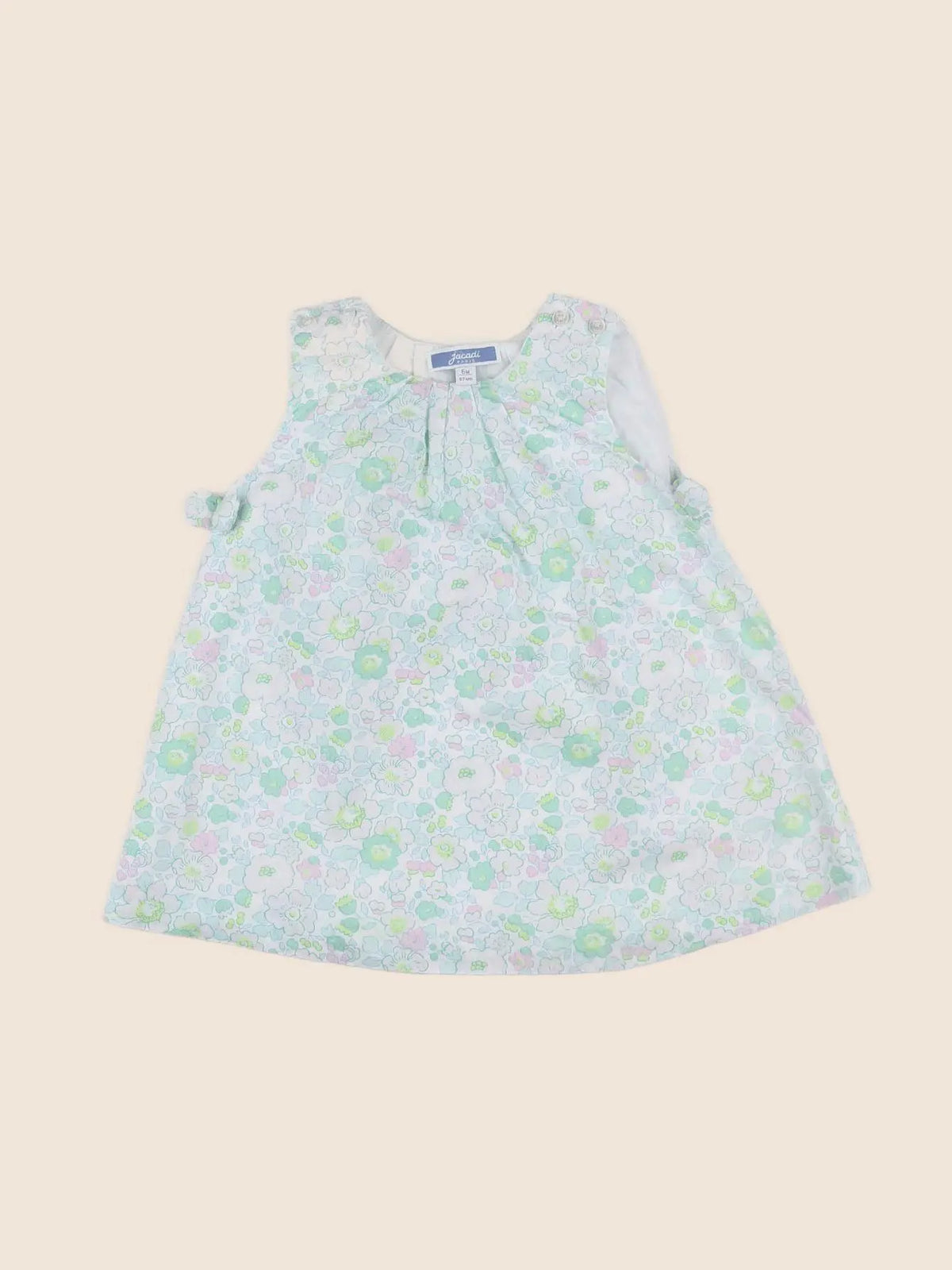 Jacadi - robe liberty multicolore - 6 mois