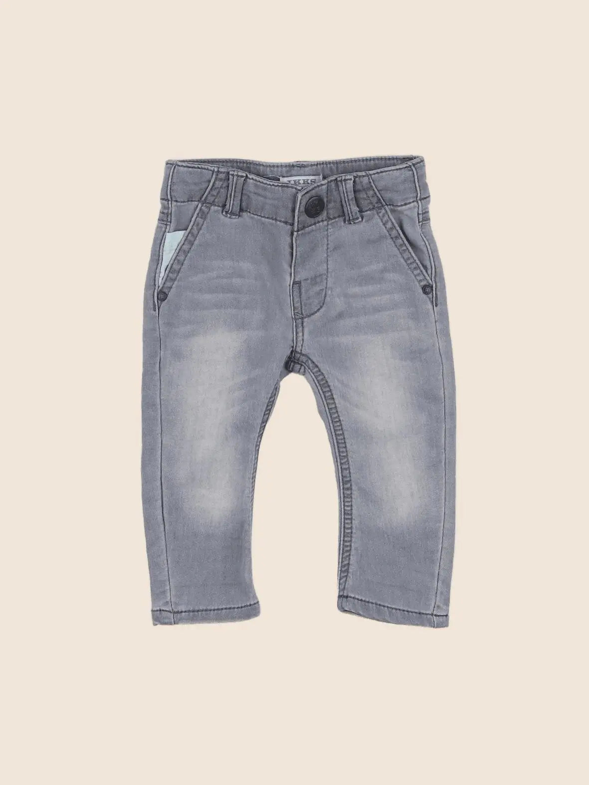 IKKS - jean gris - 3 mois