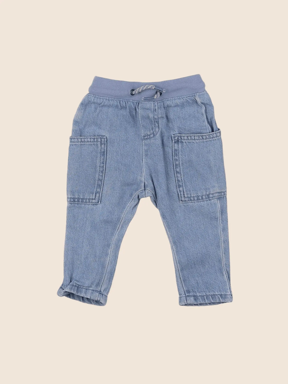 Vertbaudet - jean bleu - 3 mois