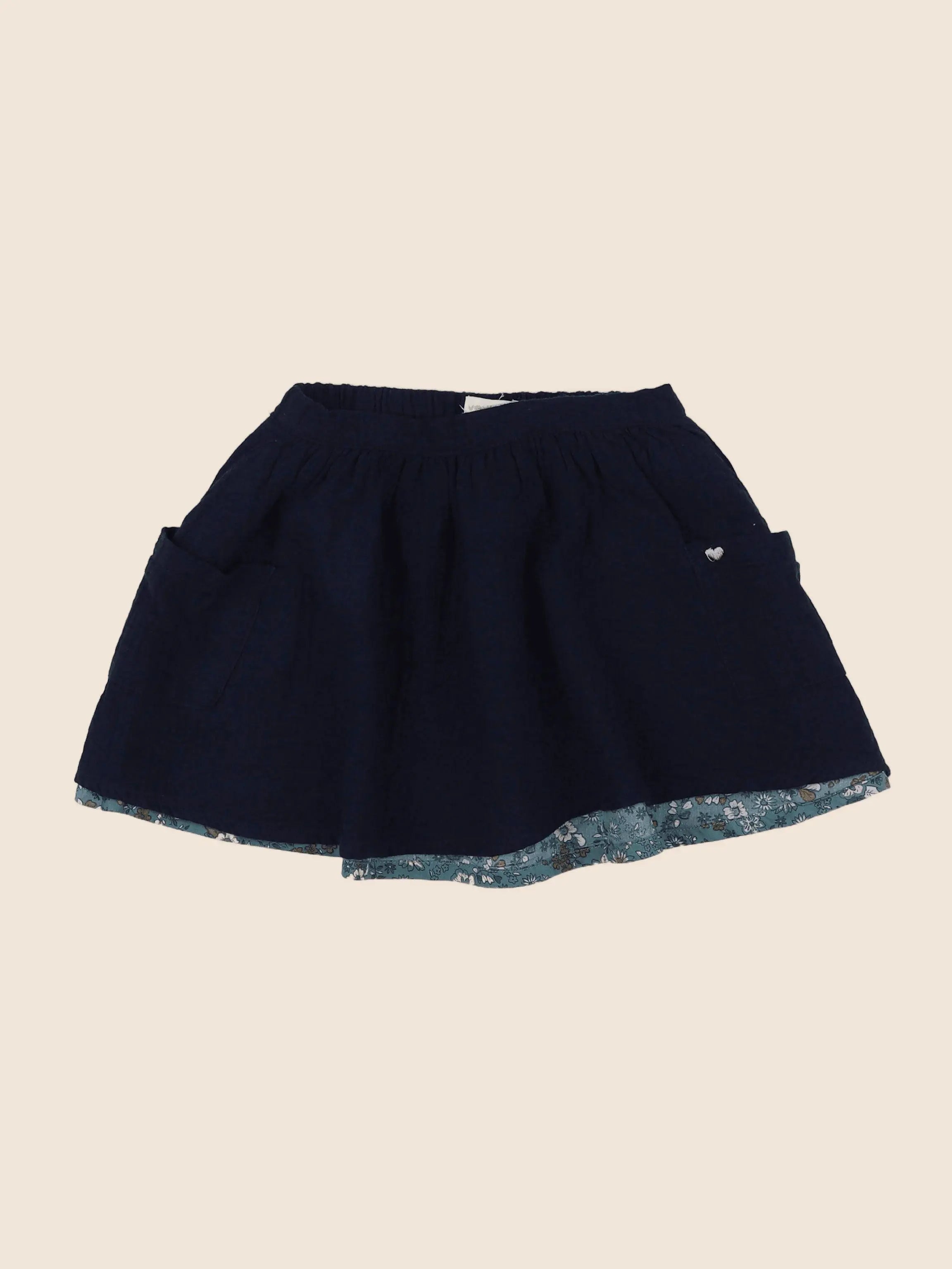 Vertbaudet - jupe bleu - 5 ans
