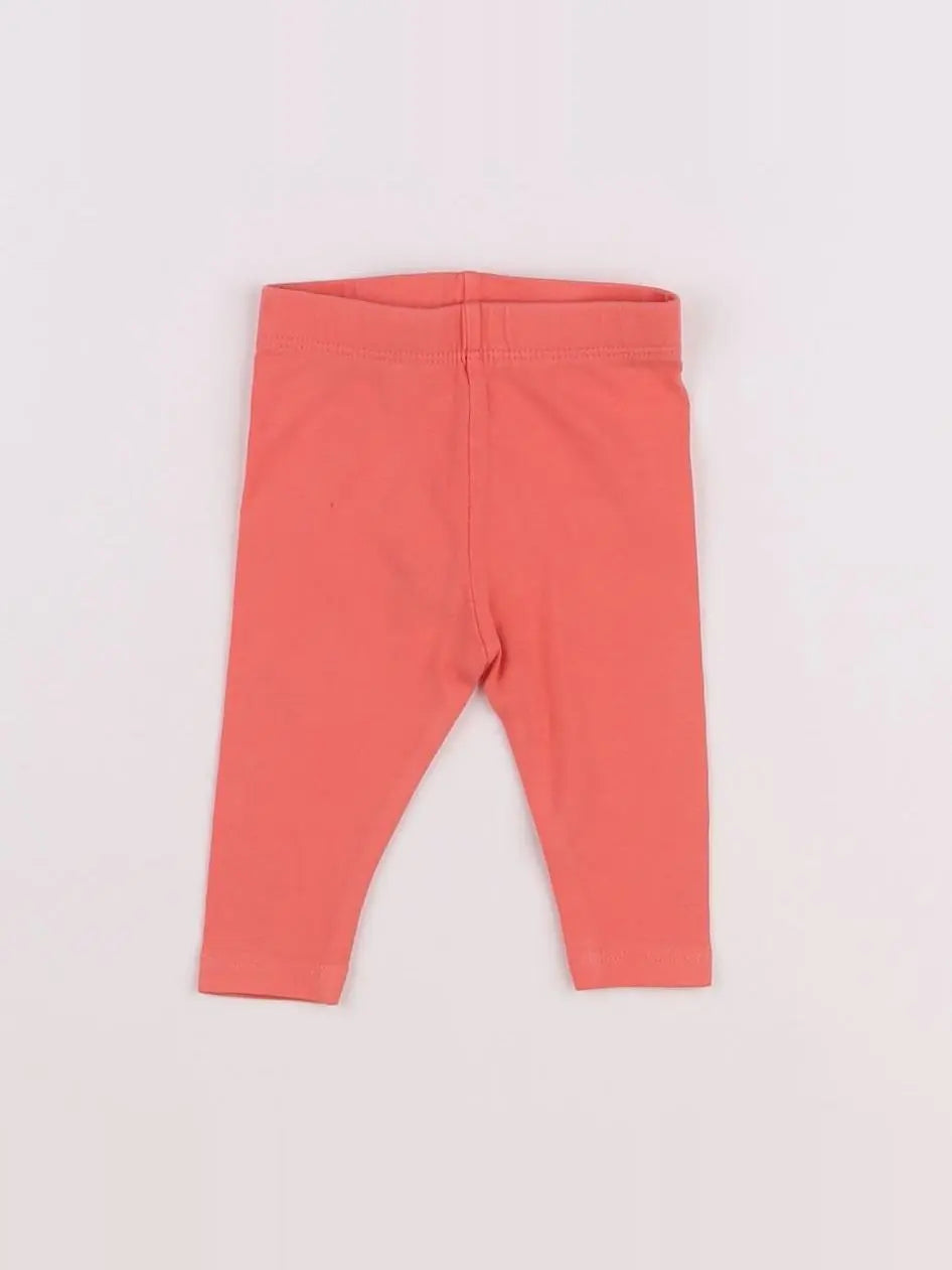 Vertbaudet - legging orange - 1 mois