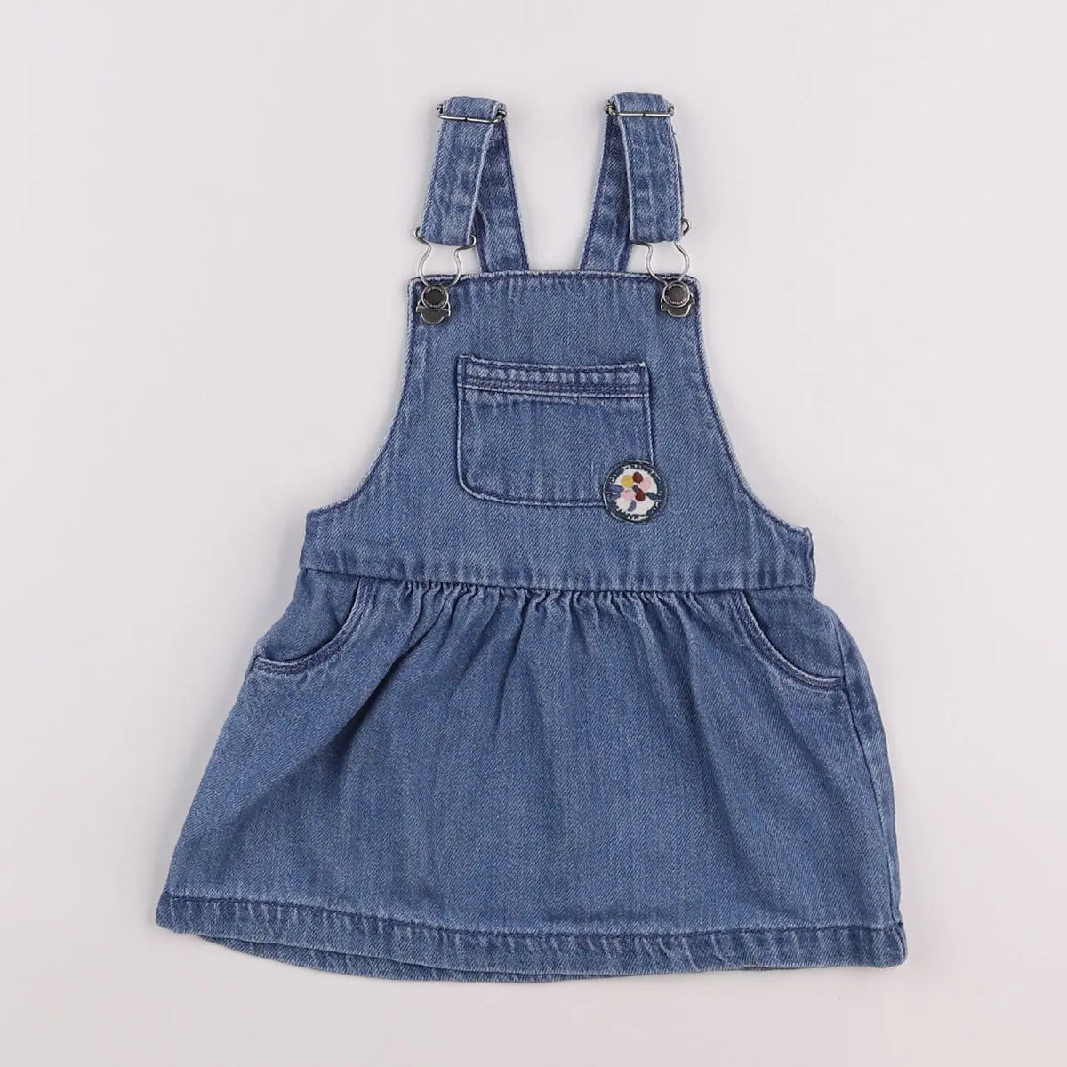 Vertbaudet - robe bleu - 12 mois