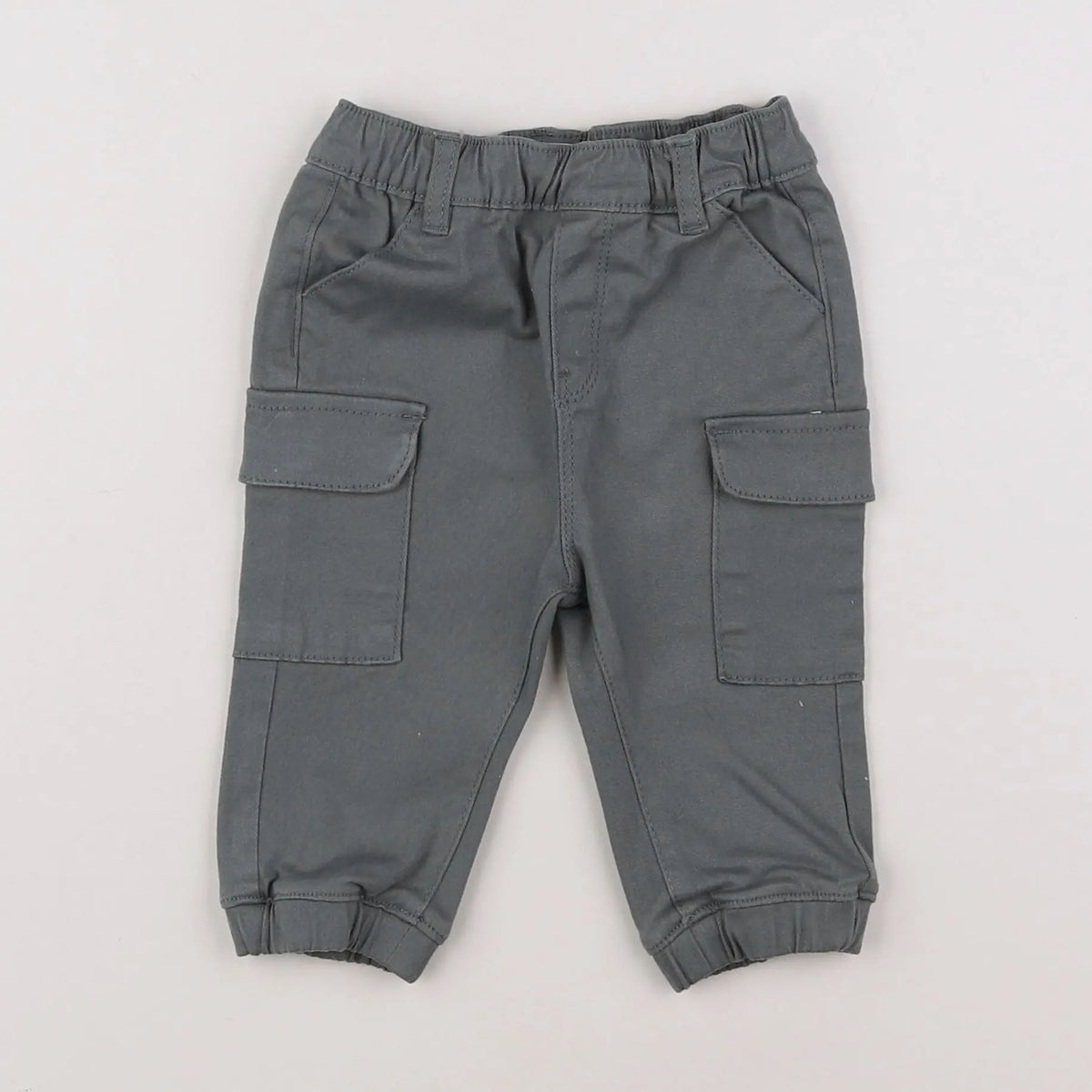 Vertbaudet - pantalon vert - 6 mois