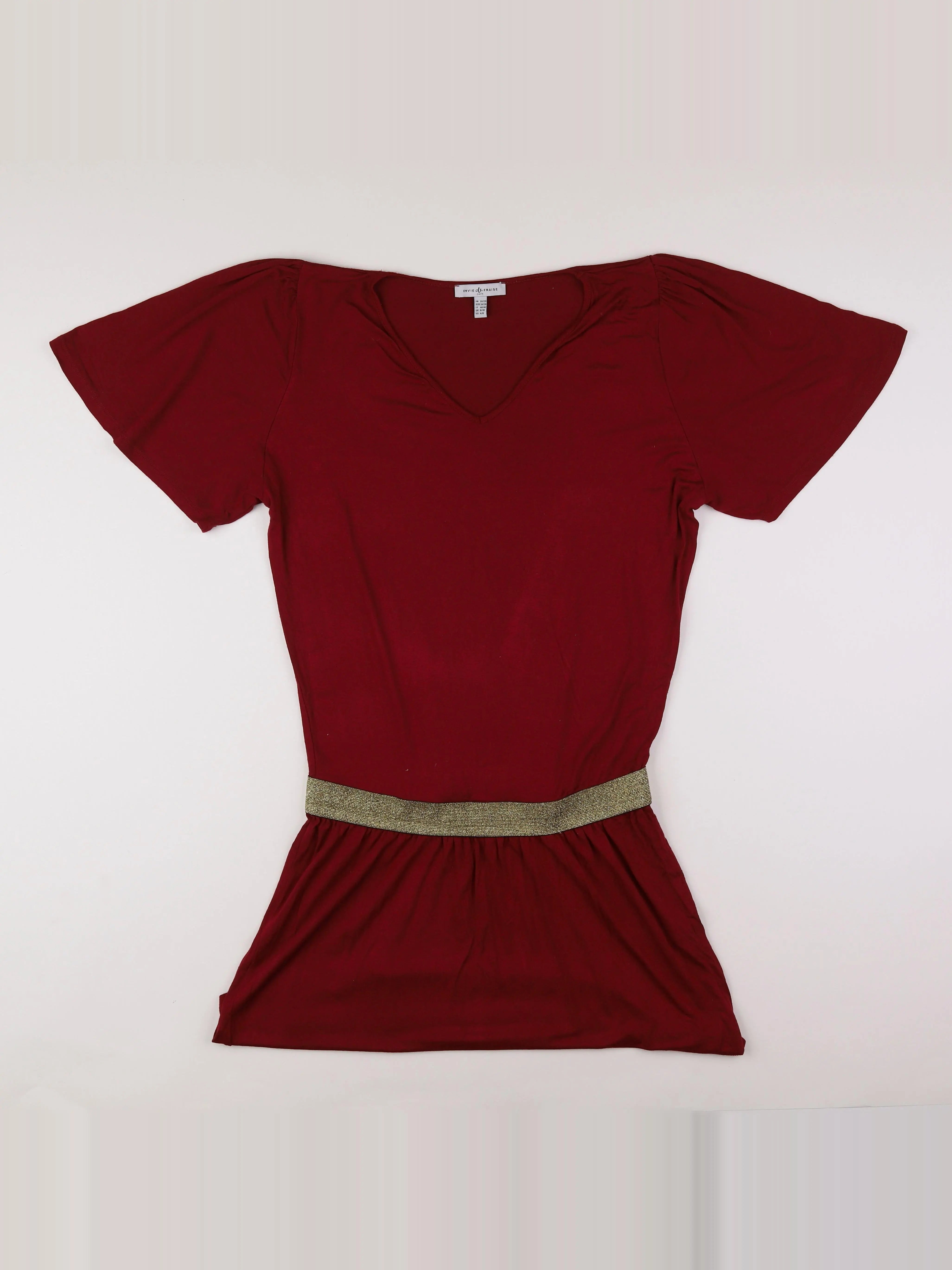Envie de fraise - robe rouge - 36 à 38