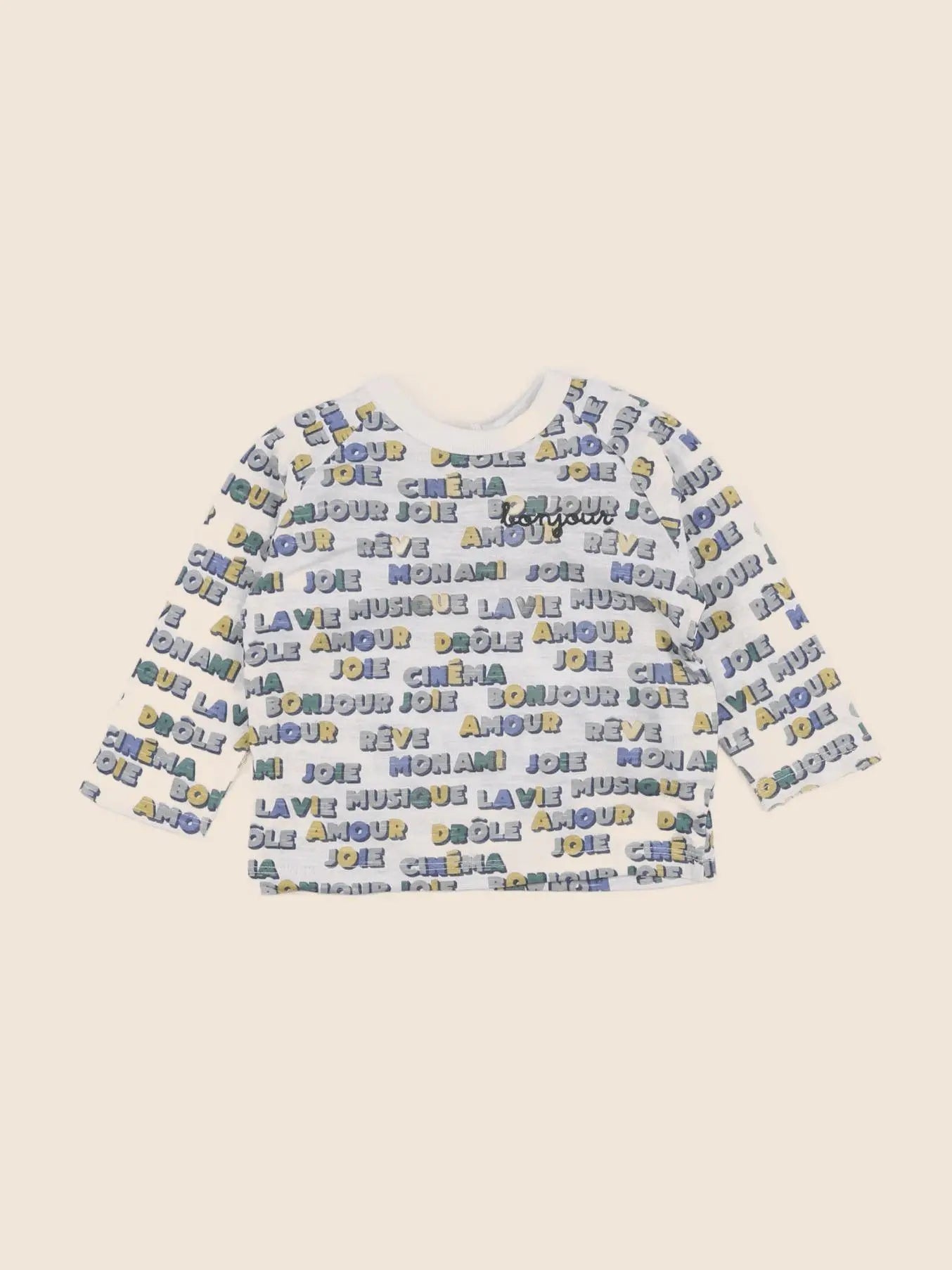 Boutchou - tee-shirt multicolore - 6 mois