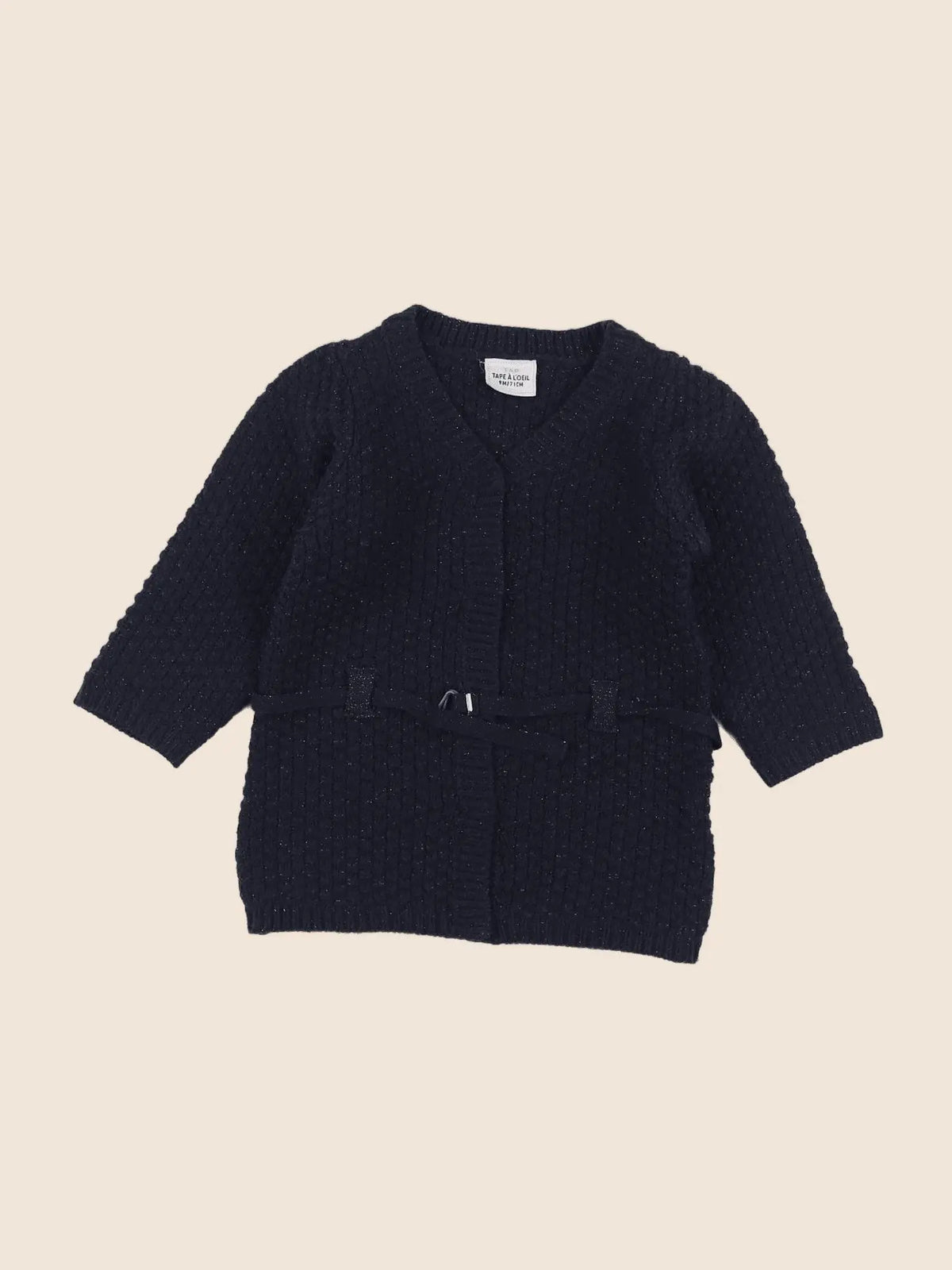 Tape à l'oeil - gilet bleu - 9 mois